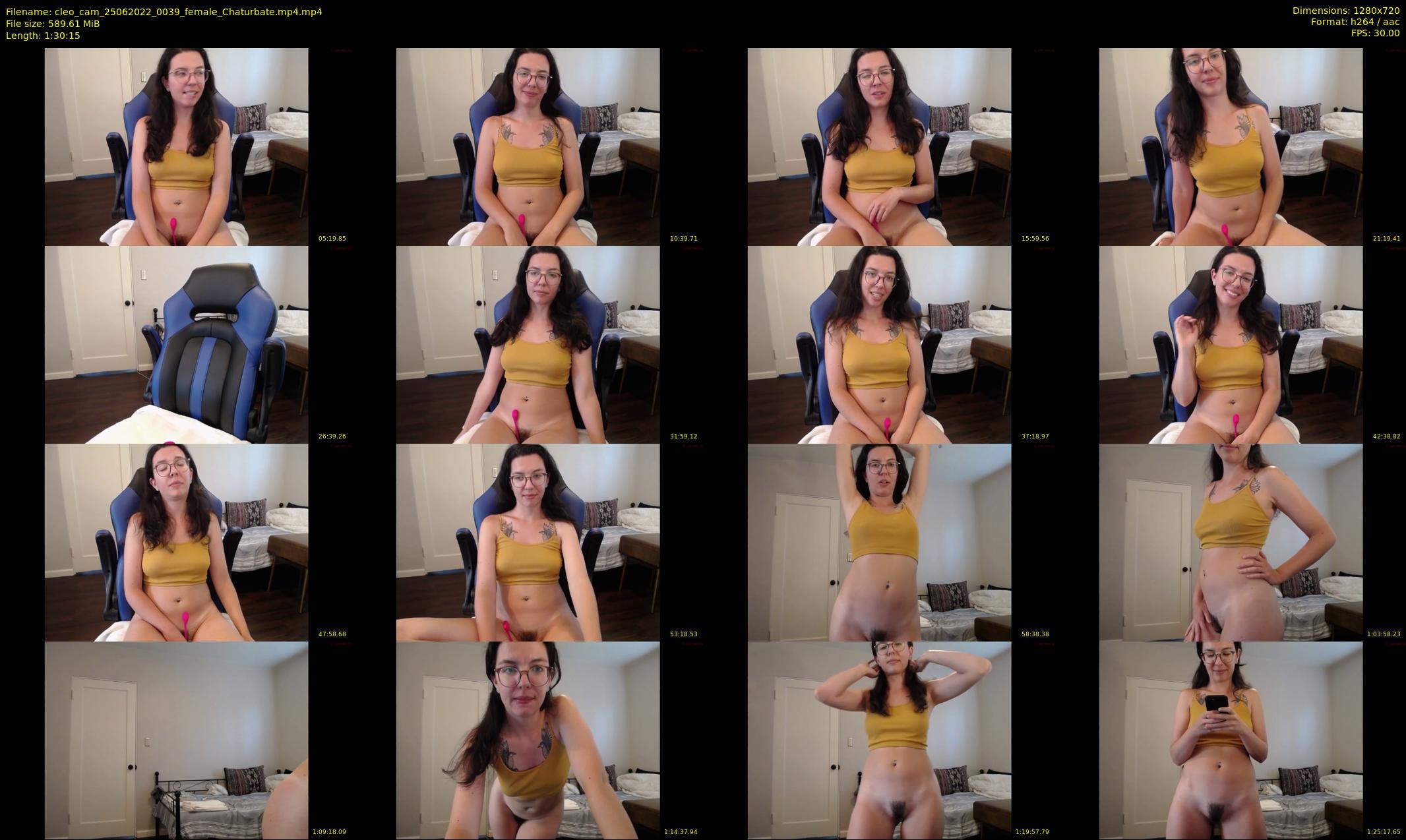 cleo_cam — 91 minute Chaturbate female cam show recording, 720p, Jun 25, 2022