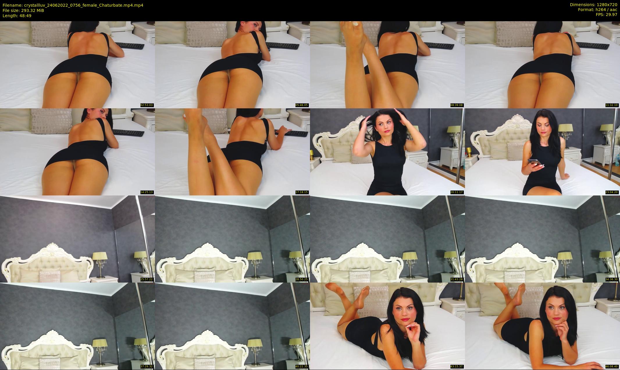 crystallluv — 49 minute Chaturbate female cam show recording, 720p, Jun 24, 2022