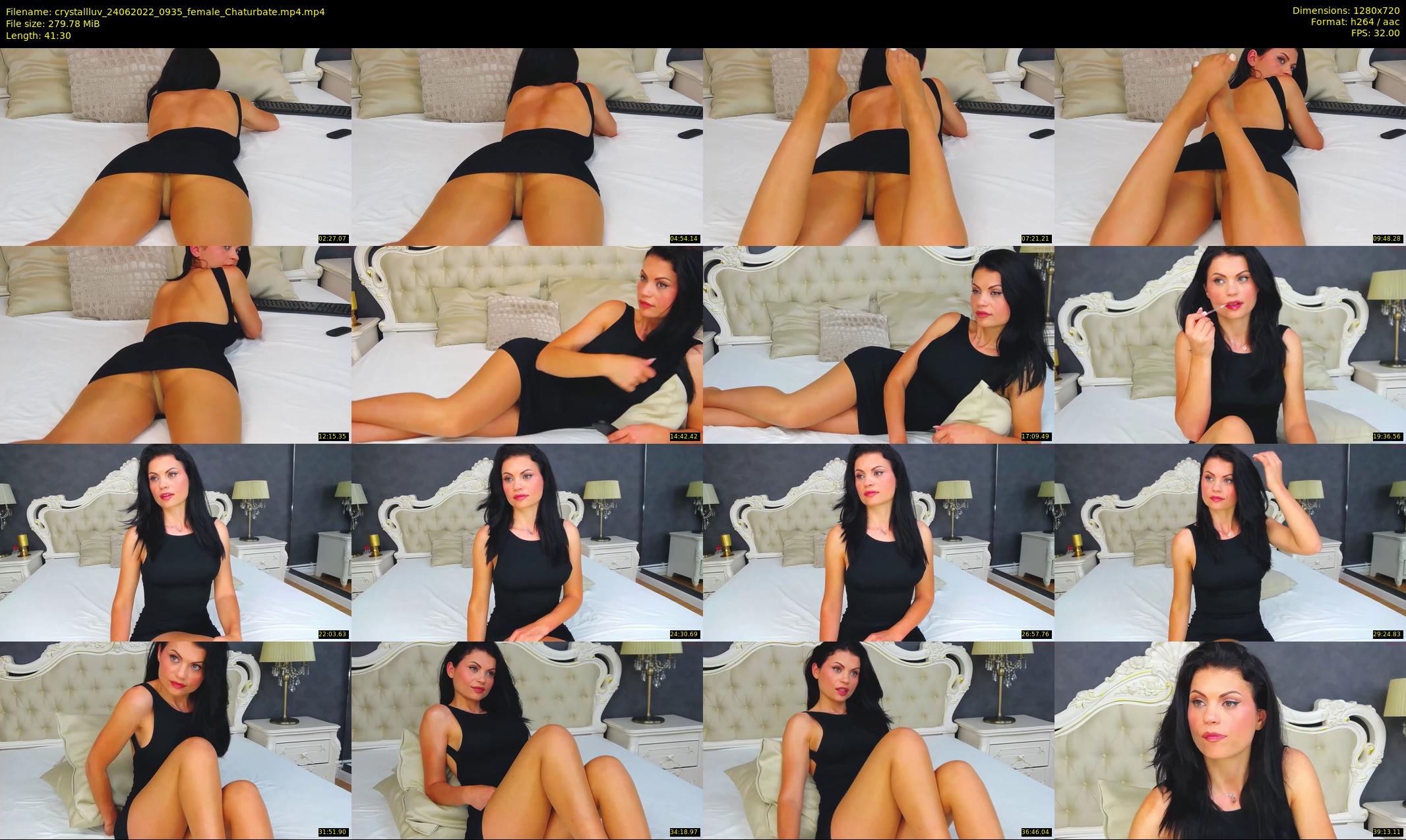 crystallluv — 42 minute Chaturbate female cam show recording, 720p, Jun 24, 2022