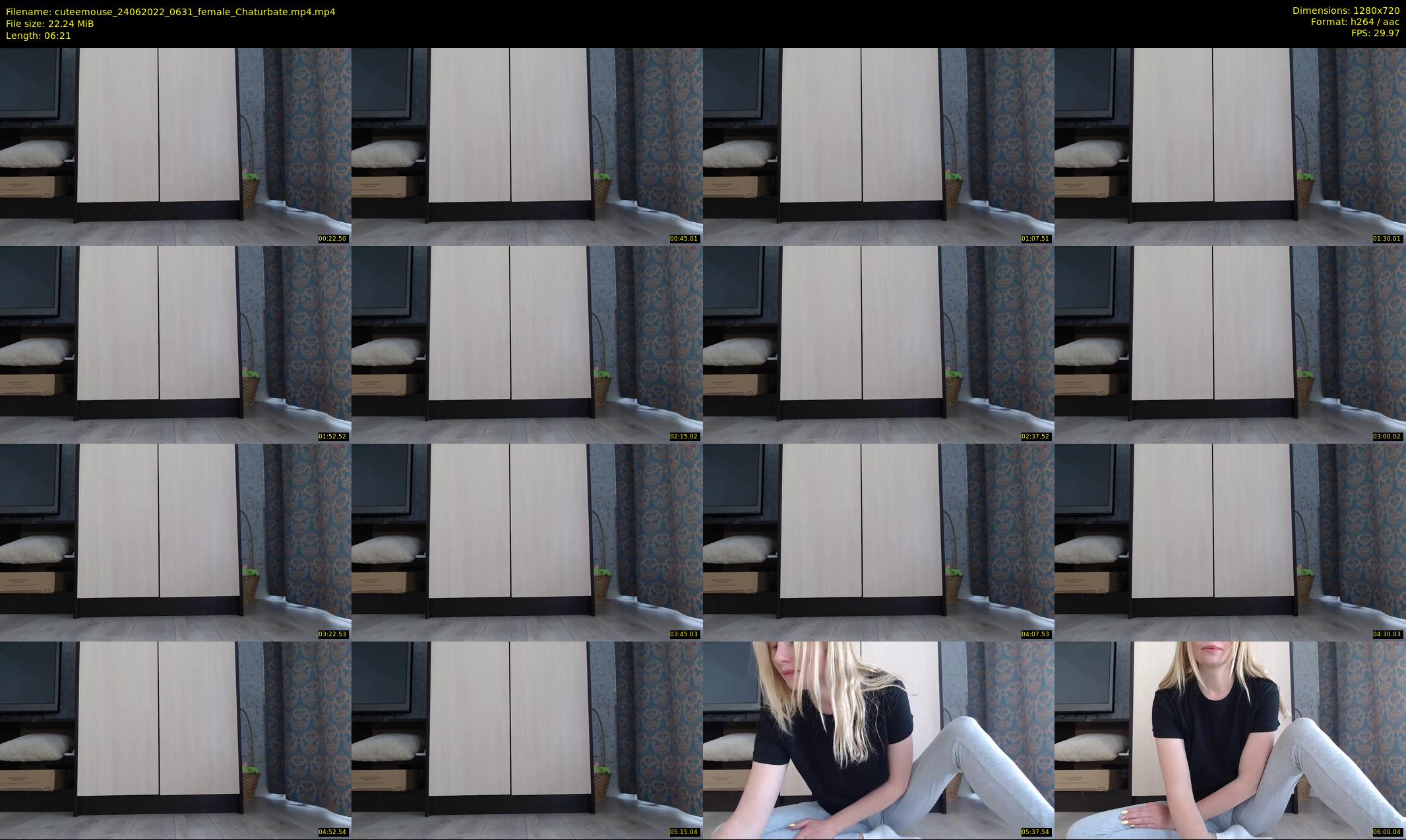 cuteemouse — 7 minute Chaturbate female cam show recording, 720p, Jun 24, 2022