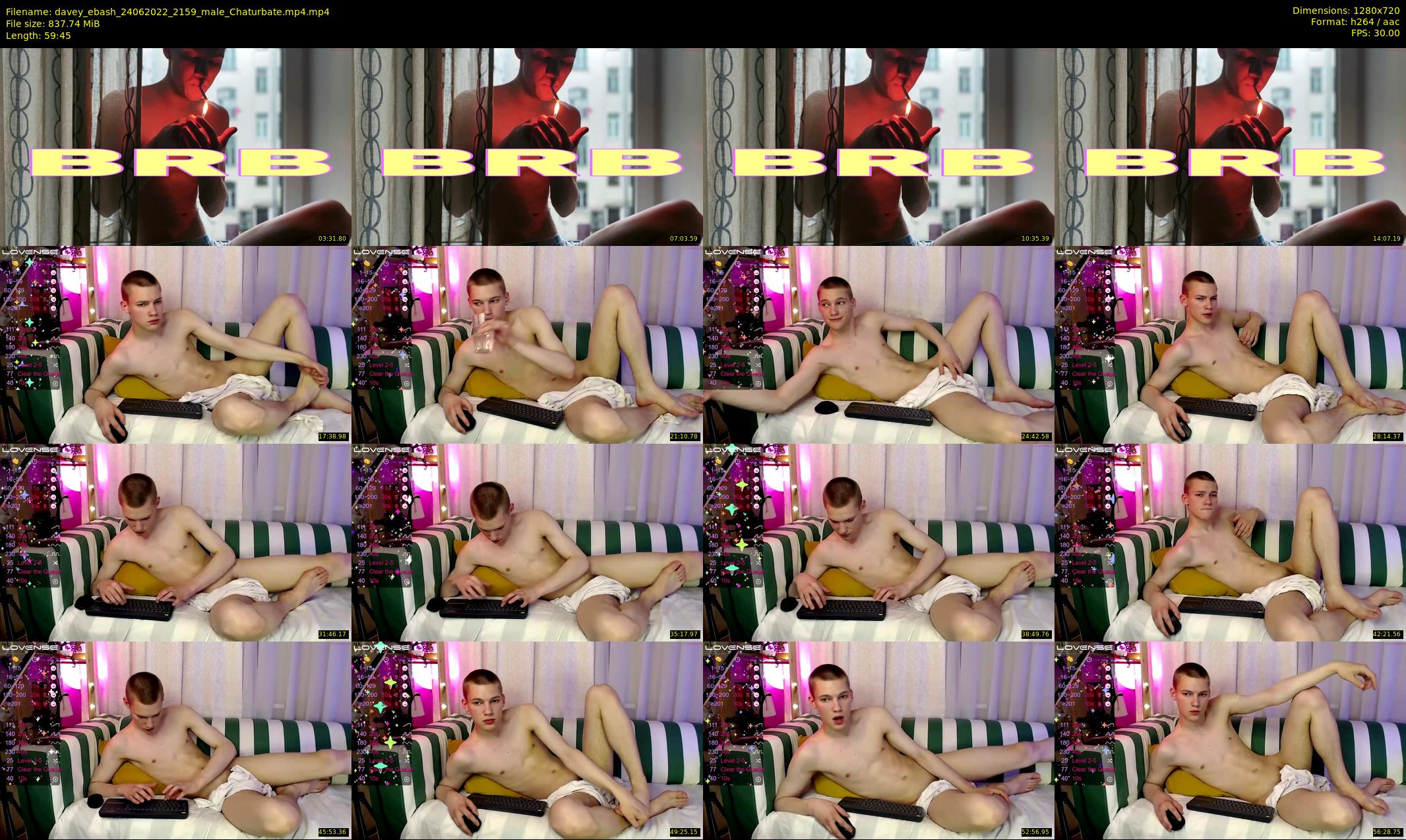 davey_ebash — 60 minute Chaturbate male cam show recording, 720p, Jun 24, 2022