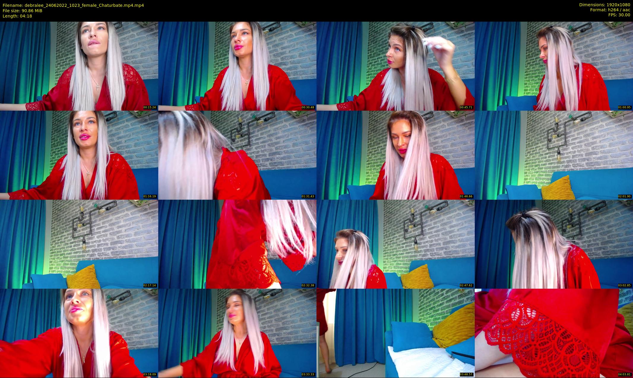 debralee — 5 minute Chaturbate female cam show recording, 1080p, Jun 24, 2022