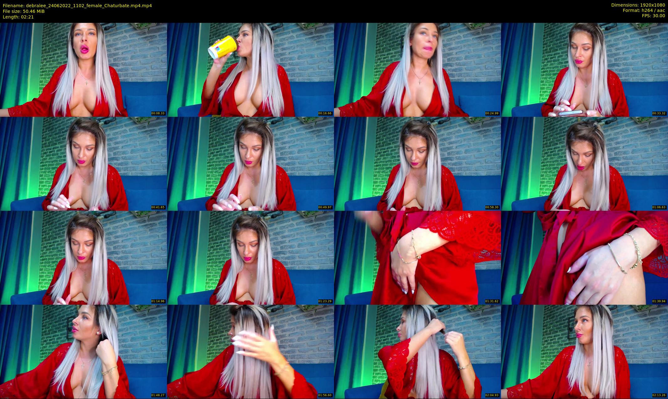 debralee — 3 minute Chaturbate female cam show recording, 1080p, Jun 24, 2022