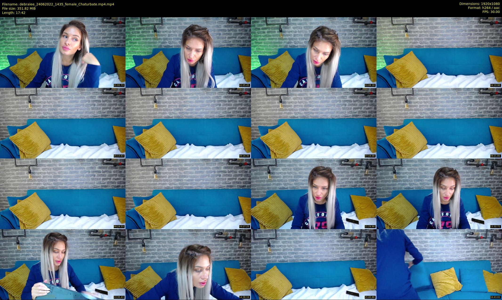 debralee — 18 minute Chaturbate female cam show recording, 1080p, Jun 24, 2022
