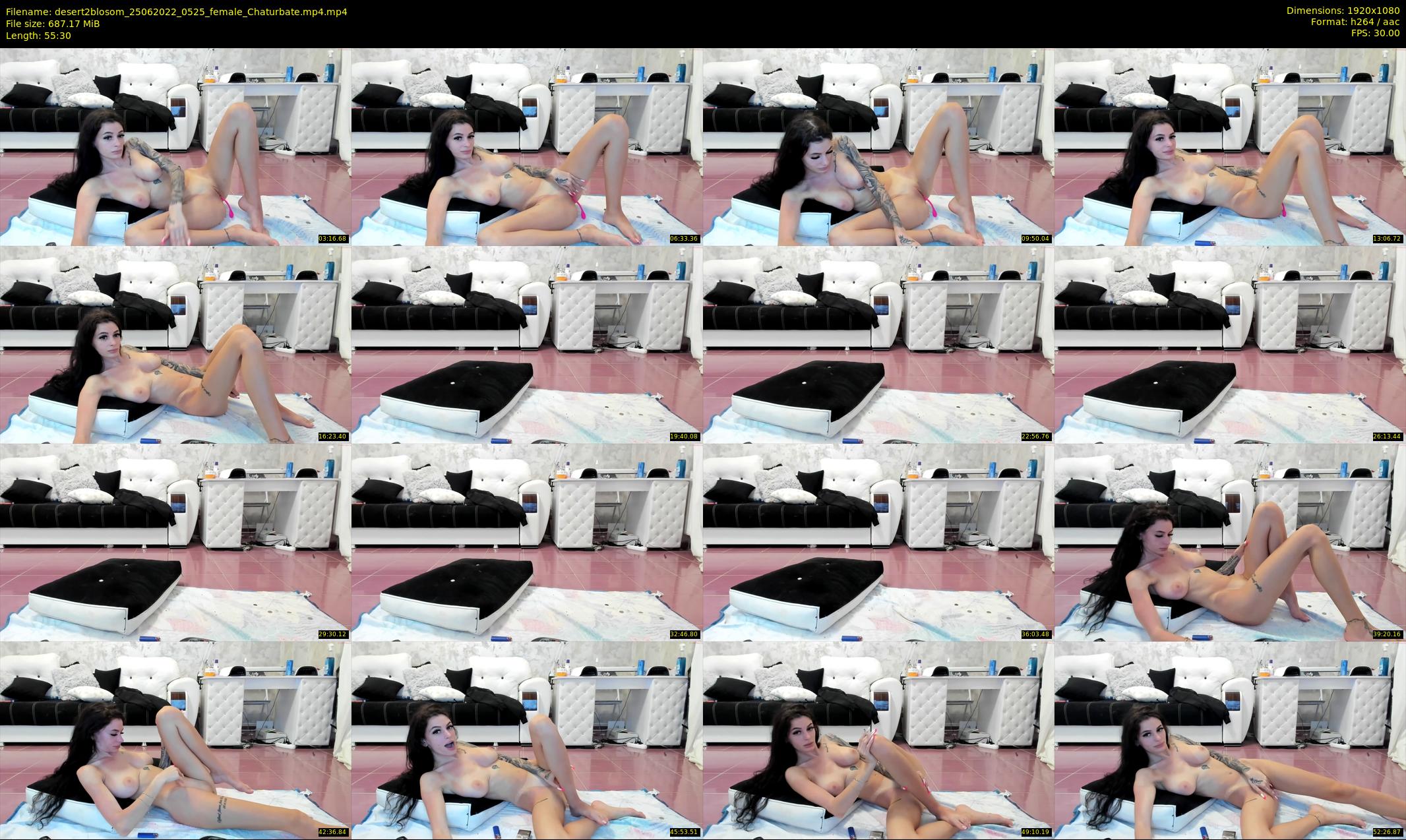 desert2blosom — 56 minute Chaturbate female cam show recording, 1080p, Jun 25, 2022