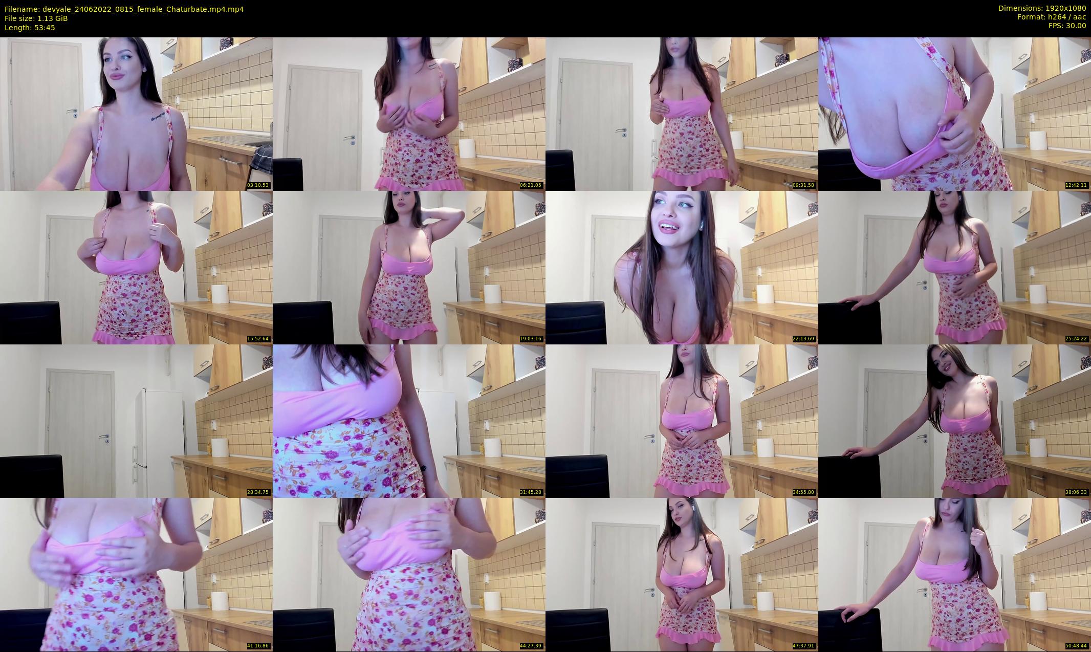 devyale — 54 minute Chaturbate female cam show recording, 1080p, Jun 24, 2022
