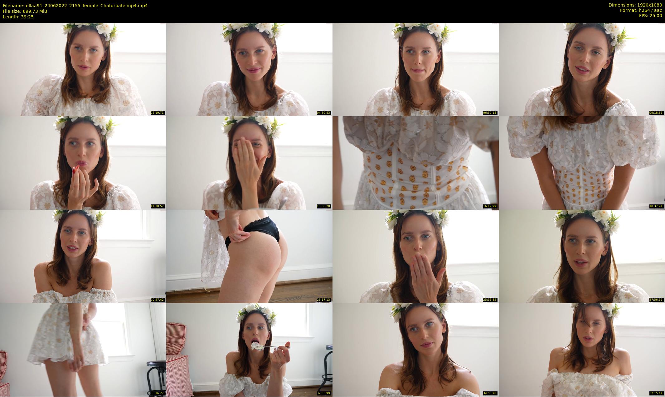 ellaa91 — 40 minute Chaturbate female cam show recording, 1080p, Jun 24, 2022
