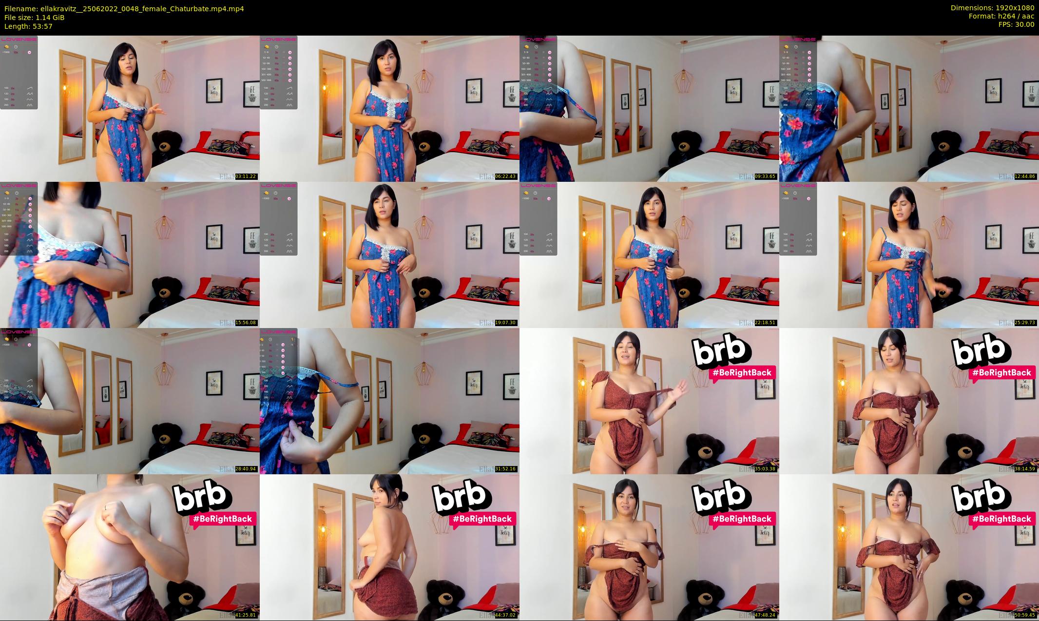 ellakravitz_ — 54 minute Chaturbate female cam show recording, 1080p, Jun 25, 2022