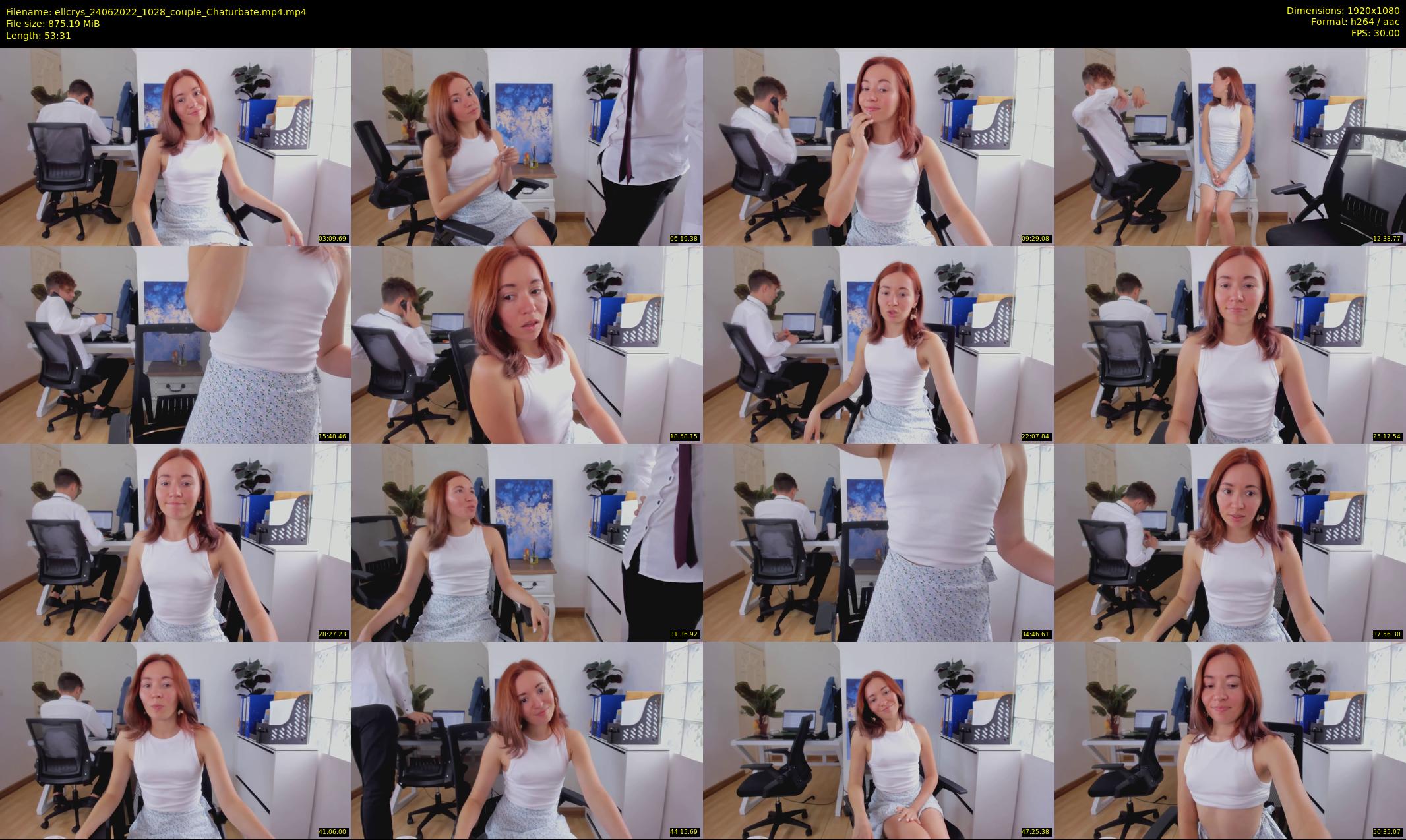 ellcrys — 54 minute Chaturbate couple cam show recording, 1080p, Jun 24, 2022