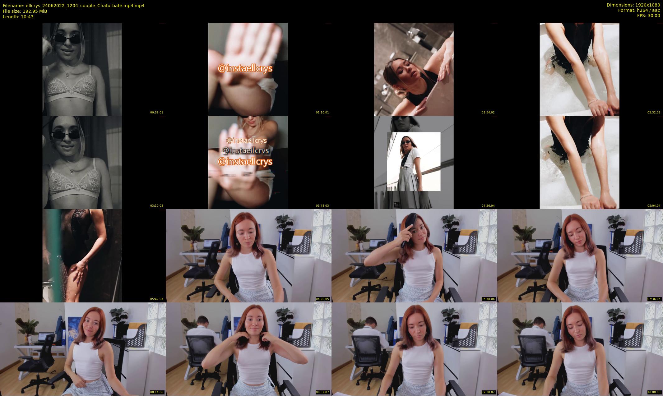 ellcrys — 11 minute Chaturbate couple cam show recording, 1080p, Jun 24, 2022