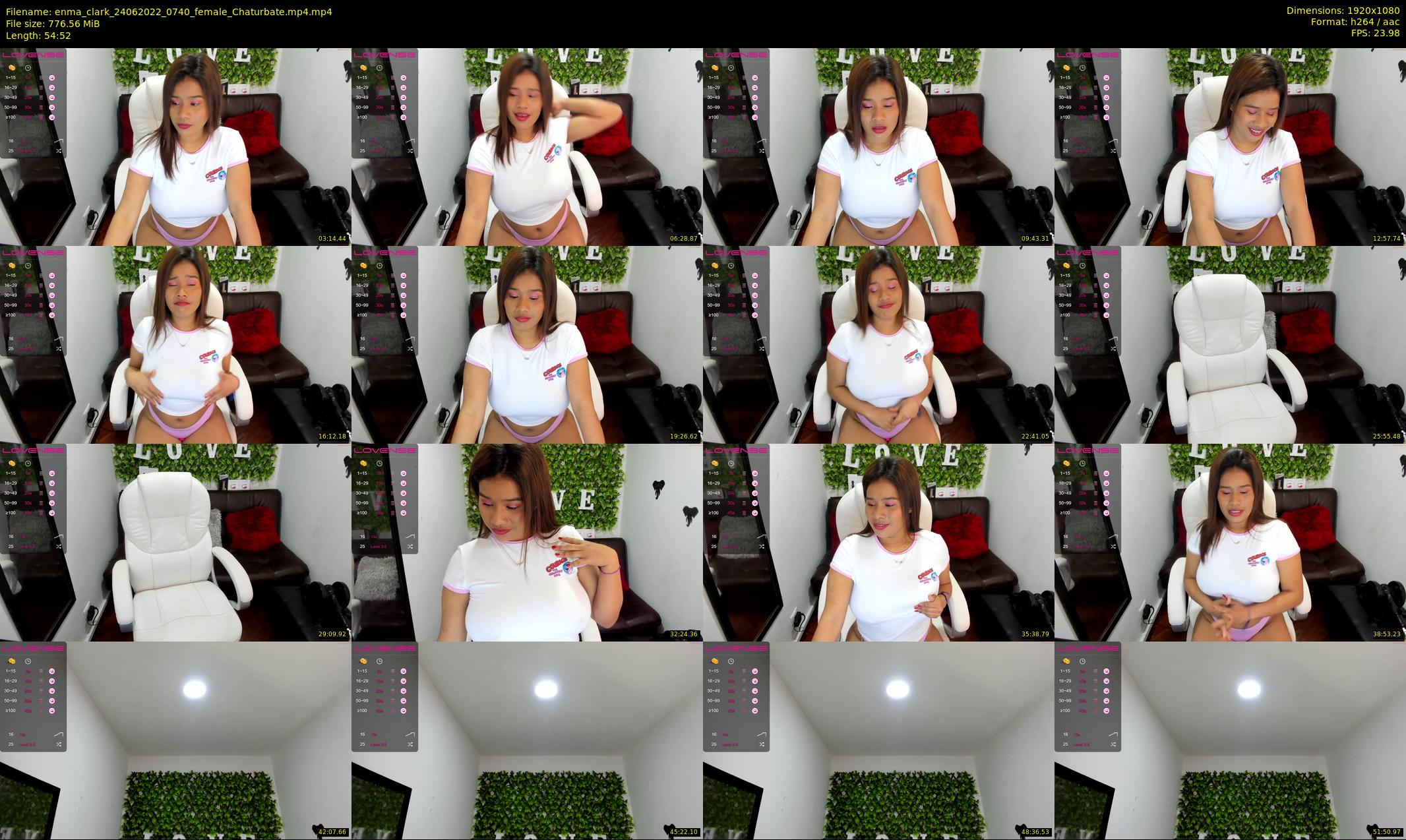 enma_clark — 55 minute Chaturbate female cam show recording, 1080p, Jun 24, 2022