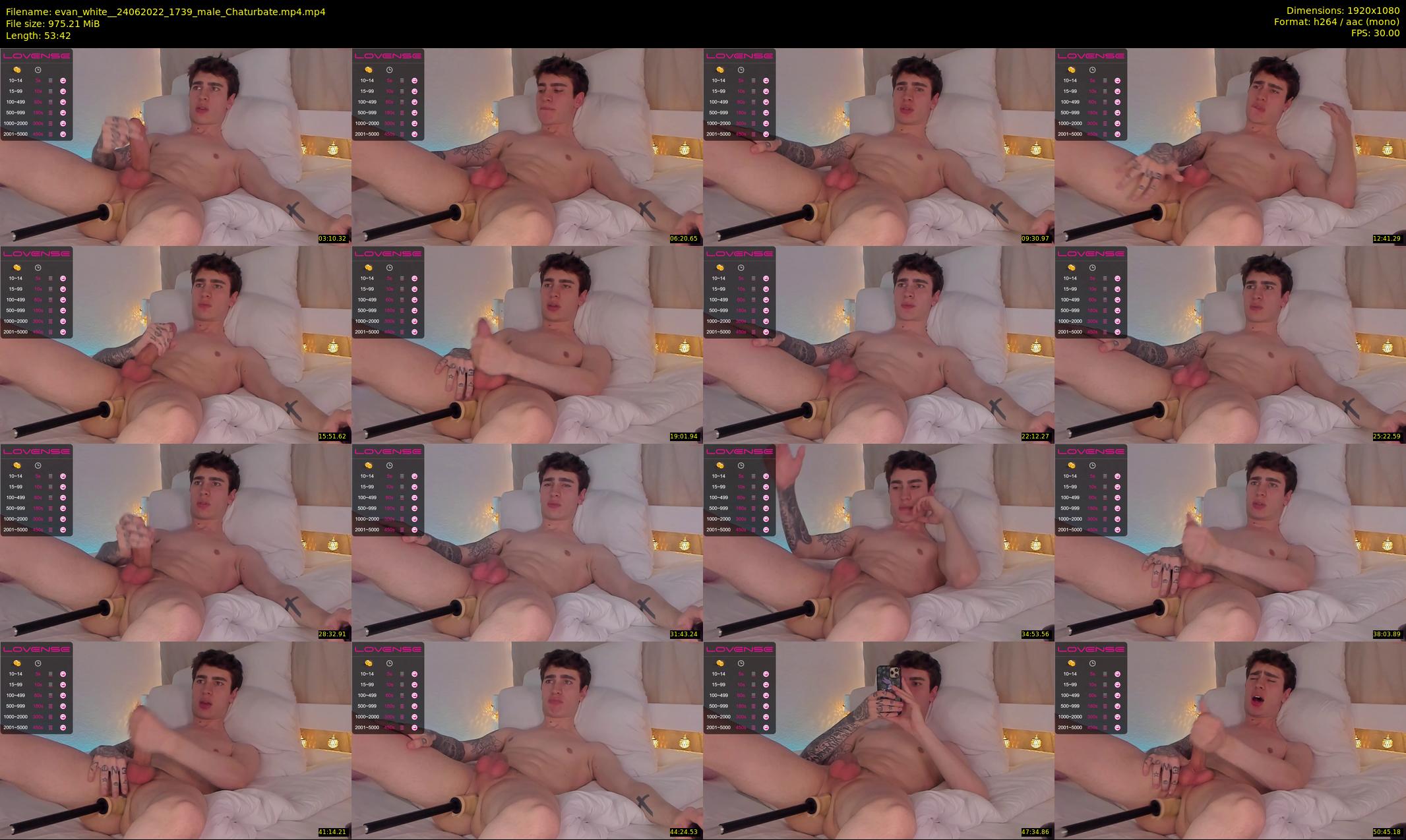 evan_white_ — 54 minute Chaturbate male cam show recording, 1080p, Jun 24, 2022