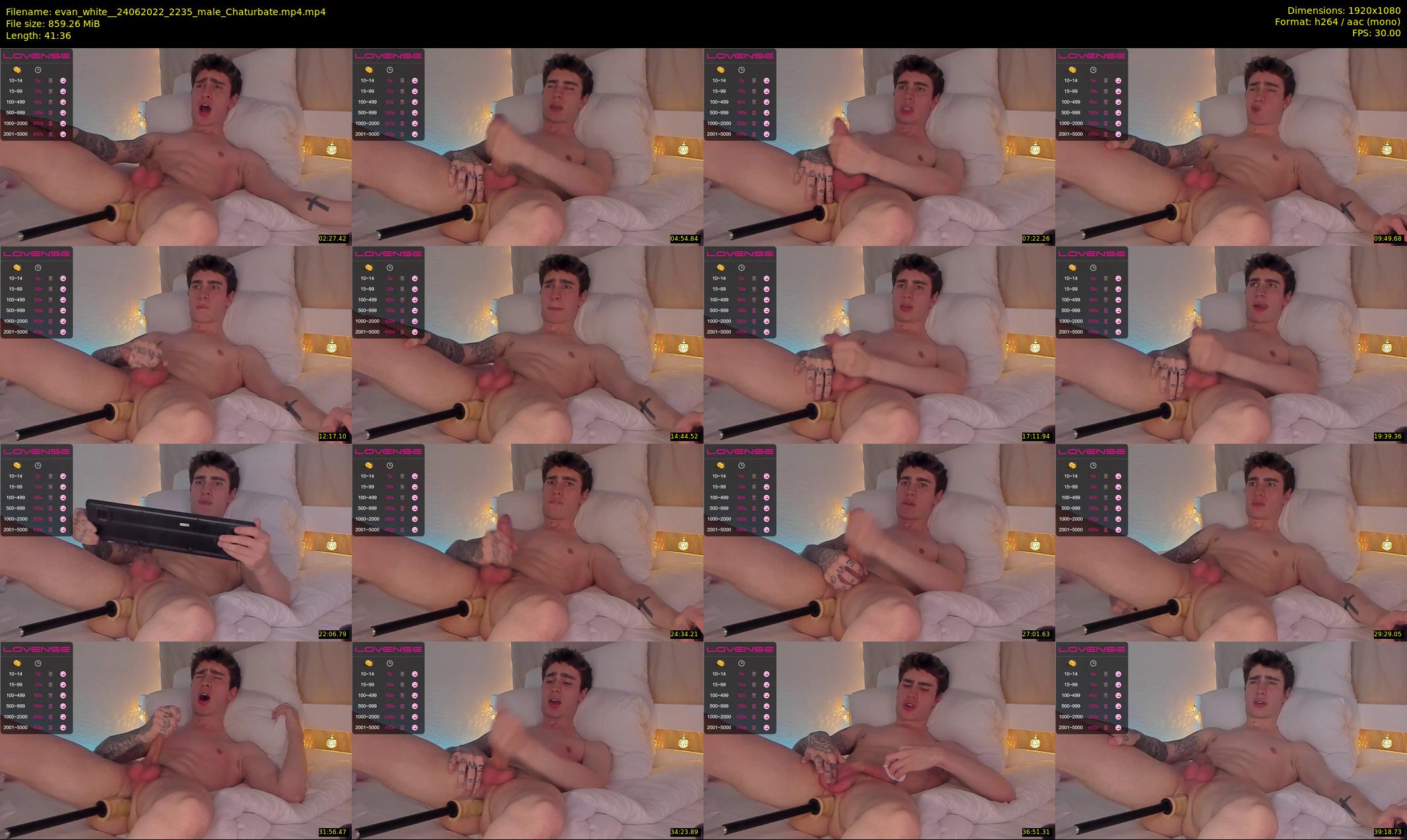 evan_white_ — 42 minute Chaturbate male cam show recording, 1080p, Jun 24, 2022