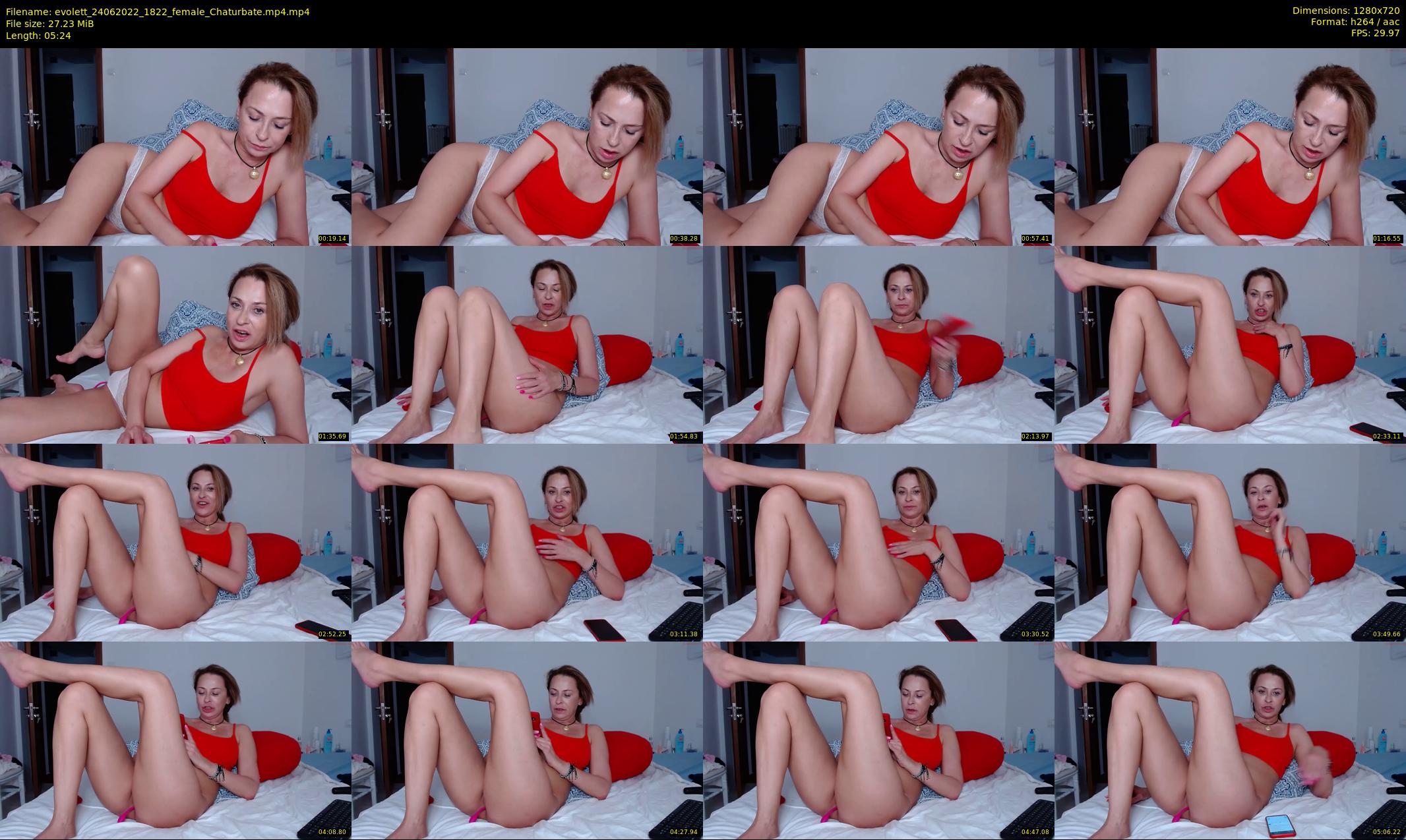 evolett — 6 minute Chaturbate female cam show recording, 720p, Jun 24, 2022