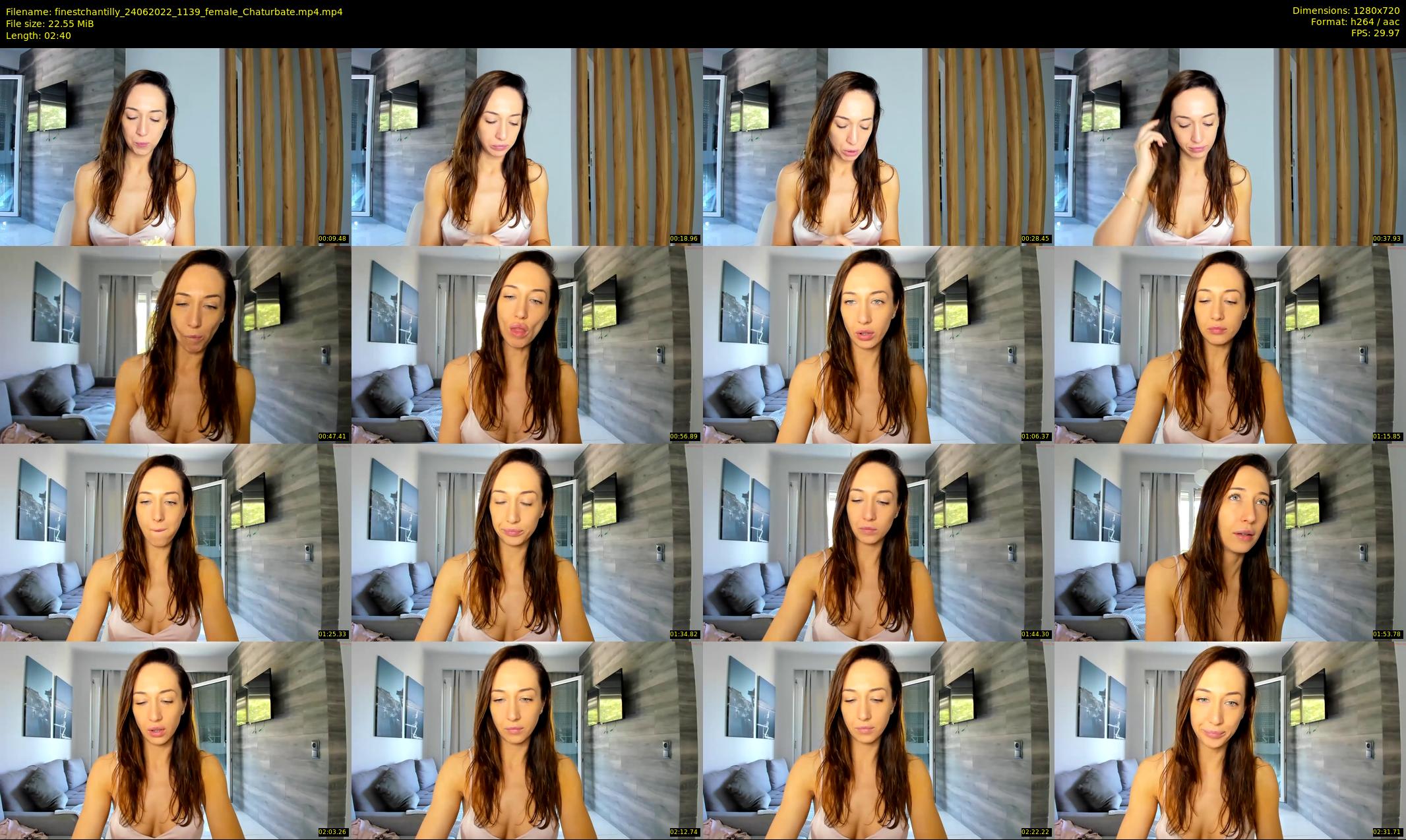 finestchantilly — 3 minute Chaturbate female cam show recording, 720p, Jun 24, 2022