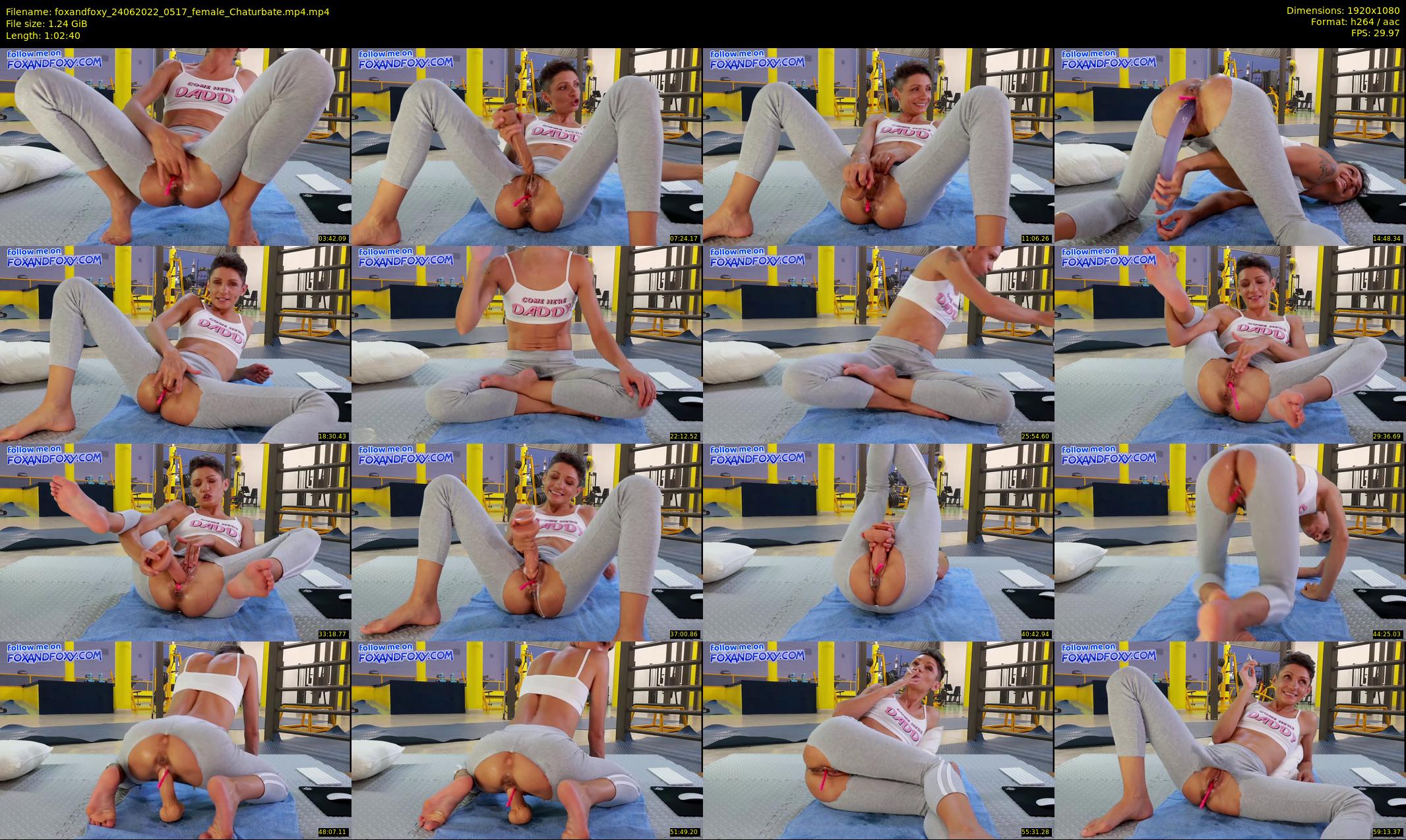 foxandfoxy — 63 minute Chaturbate couple cam show recording, 1080p, Jun 24, 2022