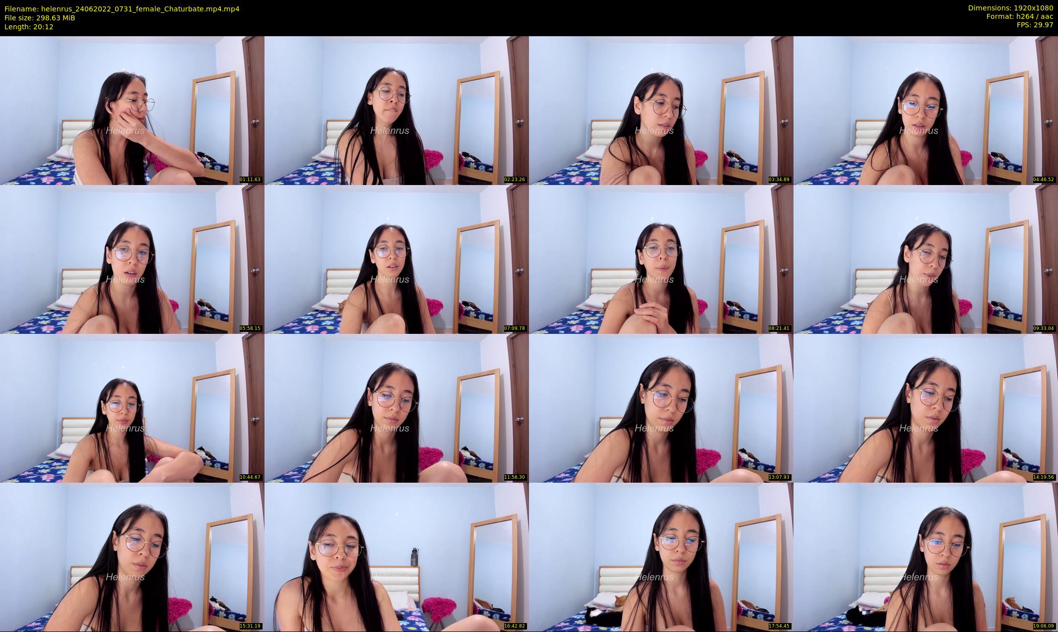 helenrus — 21 minute Chaturbate female cam show recording, 1080p, Jun 24, 2022