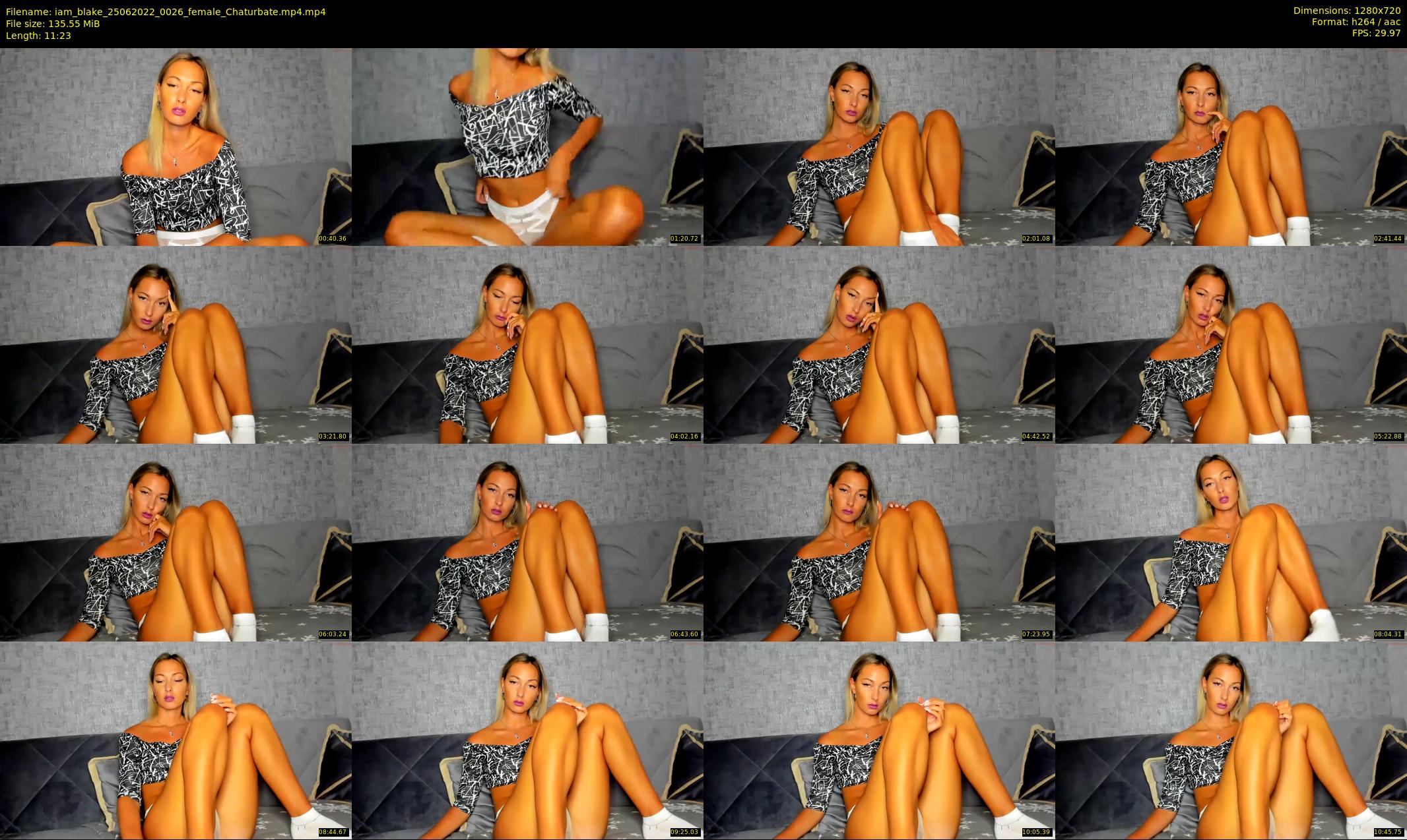 iam_blake — 12 minute Chaturbate female cam show recording, 720p, Jun 25, 2022