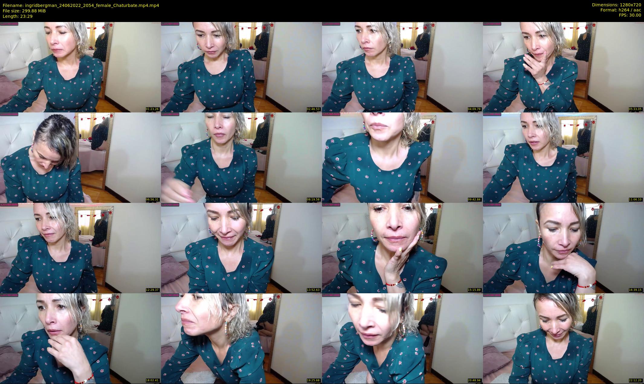 ingridbergman — 24 minute Chaturbate female cam show recording, 720p, Jun 24, 2022