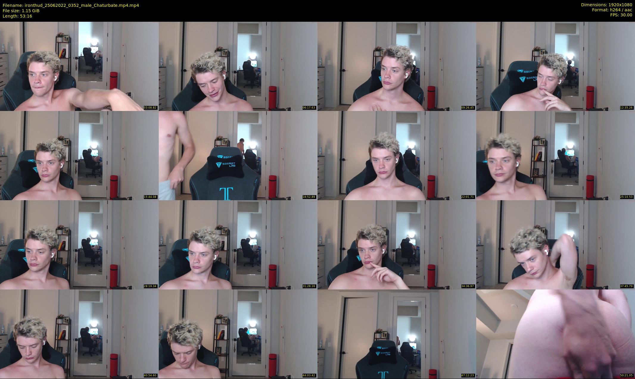 ironthud — 54 minute Chaturbate male cam show recording, 1080p, Jun 25, 2022