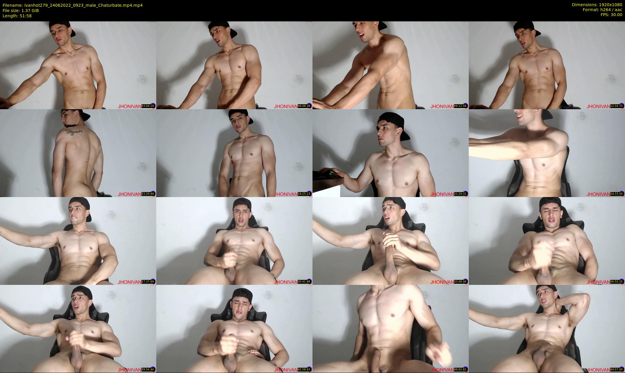 ivanhot279 — 52 minute Chaturbate male cam show recording, 1080p, Jun 24, 2022