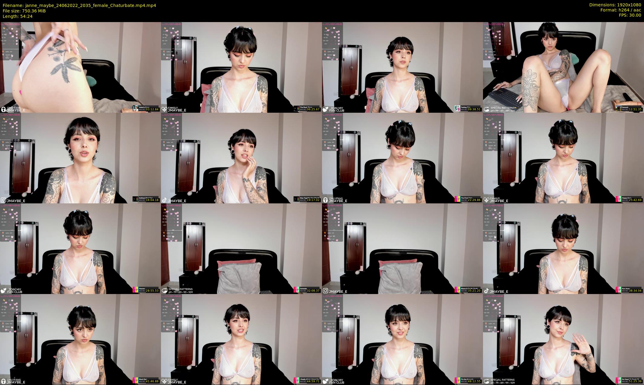 janne_maybe — 55 minute Chaturbate female cam show recording, 1080p, Jun 24, 2022