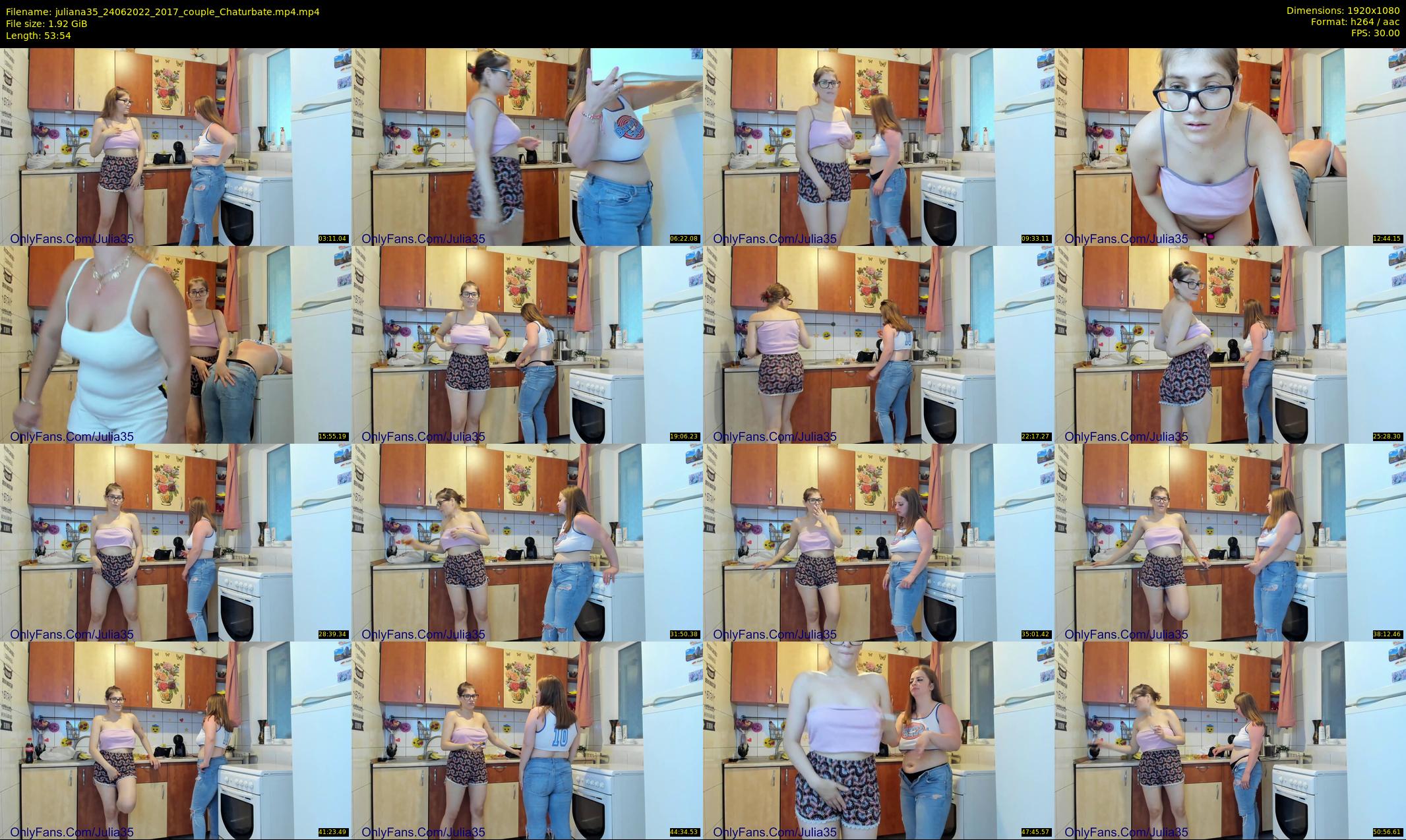 juliana35 — 54 minute Chaturbate couple cam show recording, 1080p, Jun 24, 2022