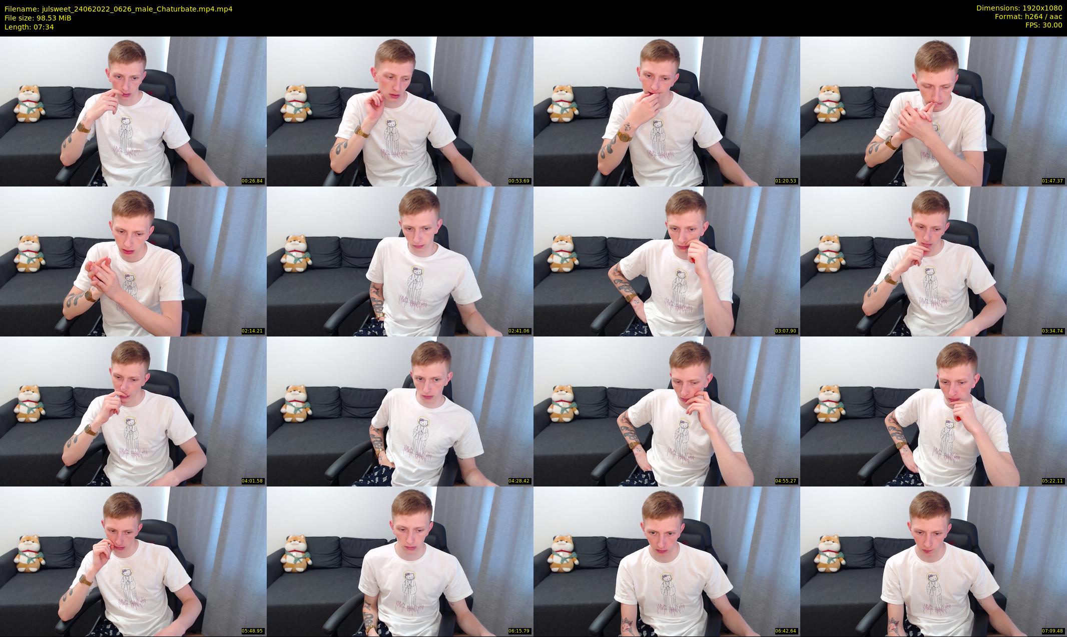 julsweet — 8 minute Chaturbate male cam show recording, 1080p, Jun 24, 2022