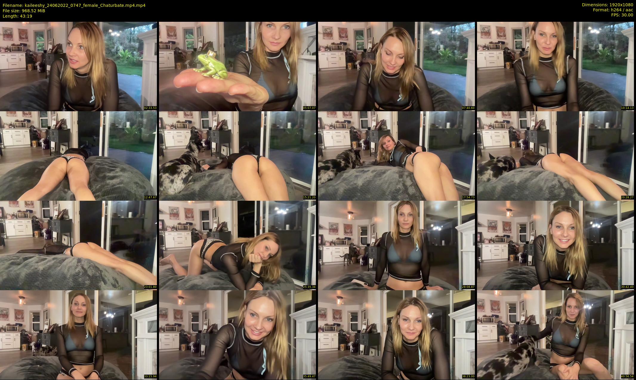 kaileeshy — 44 minute Chaturbate female cam show recording, 1080p, Jun 24, 2022