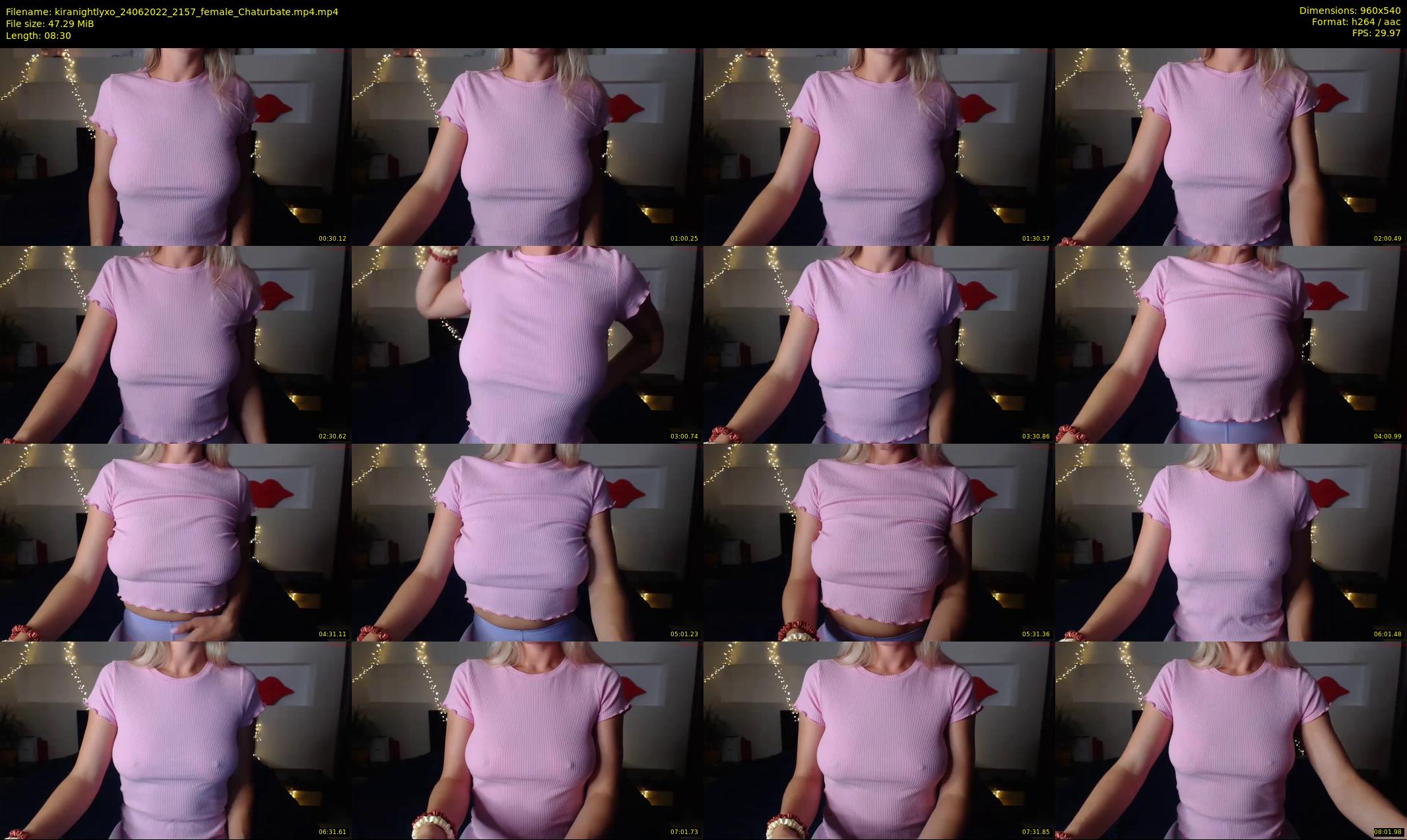 kiranightlyxo — 9 minute Chaturbate female cam show recording, 480p, Jun 24, 2022