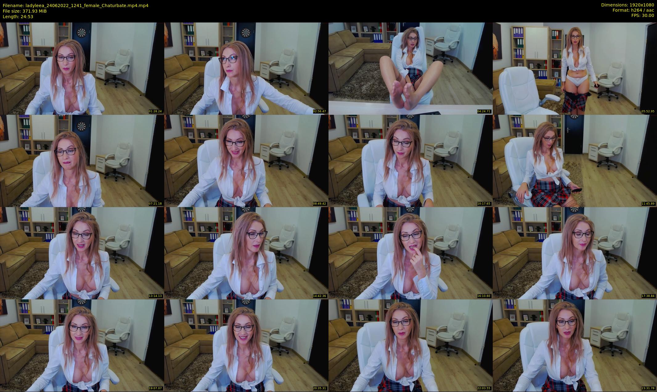 ladyleea — 25 minute Chaturbate female cam show recording, 1080p, Jun 24, 2022