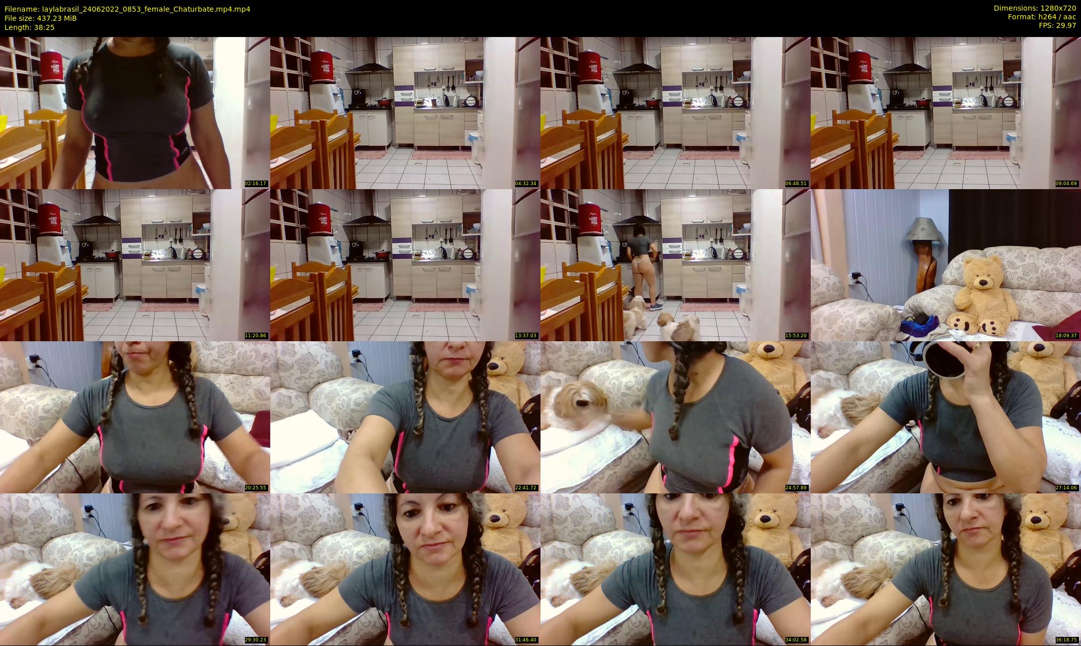 laylabrasil — 39 minute Chaturbate female cam show recording, 720p, Jun 24, 2022