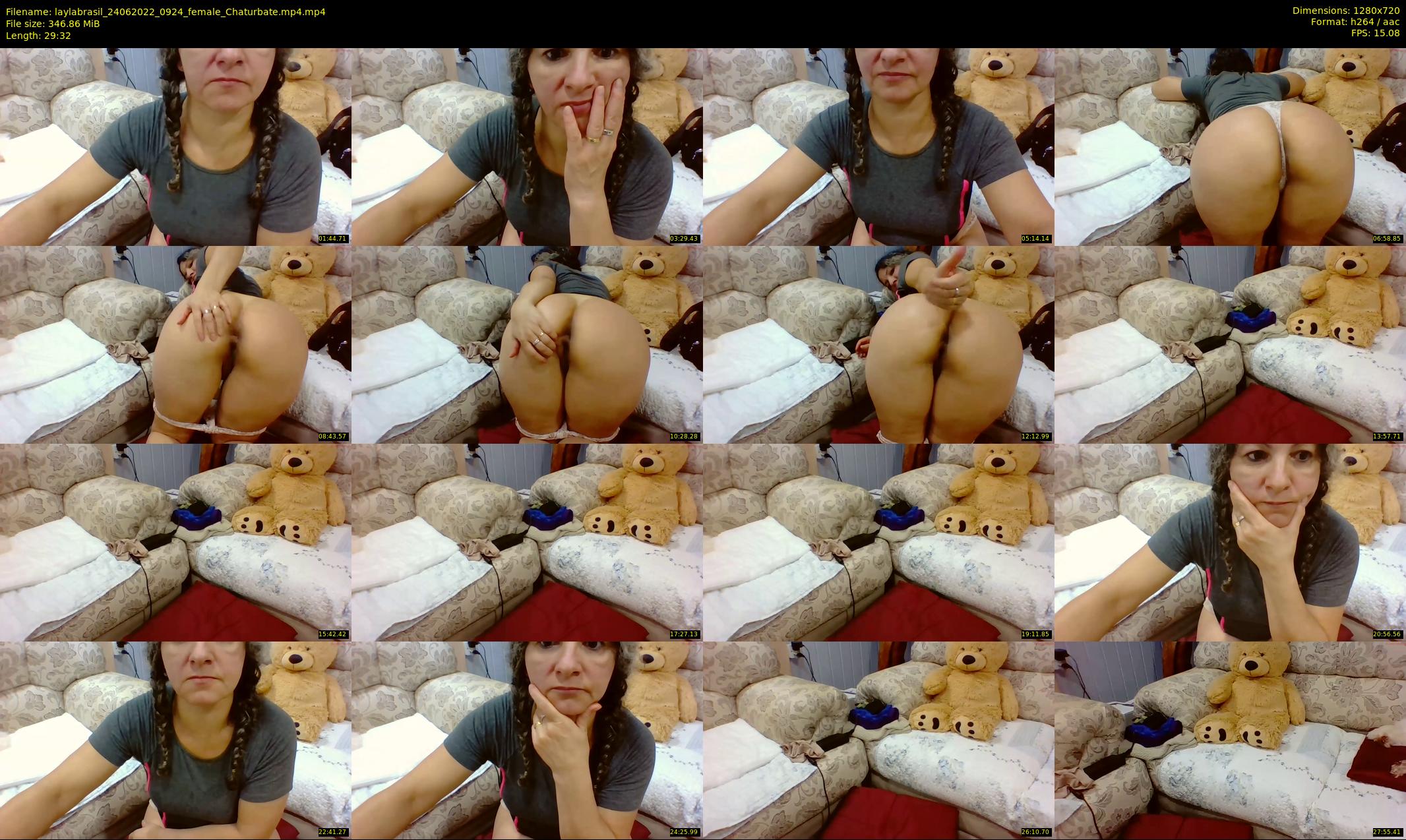 laylabrasil — 30 minute Chaturbate female cam show recording, 720p, Jun 24, 2022