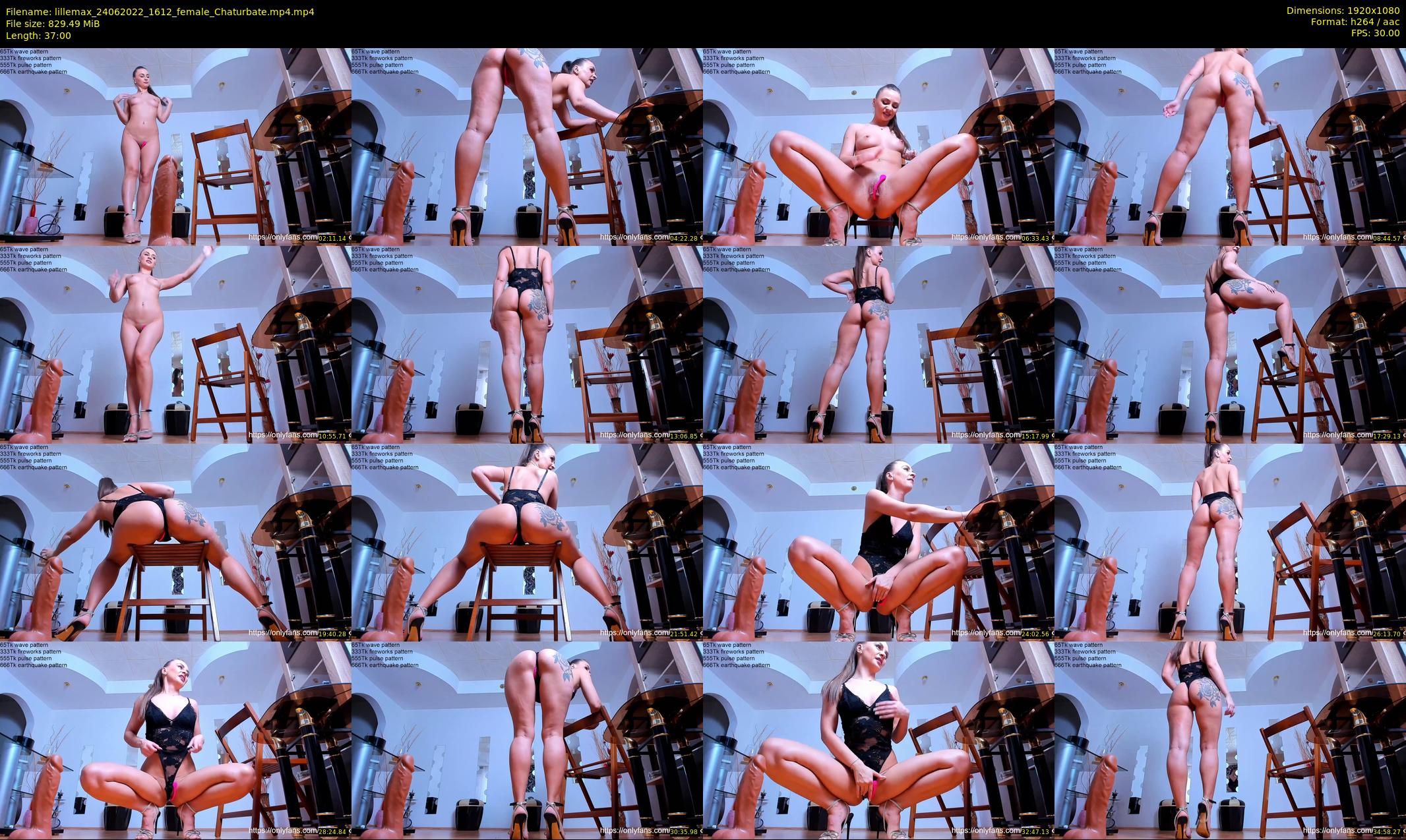 lillemax — 37 minute Chaturbate female cam show recording, 1080p, Jun 24, 2022