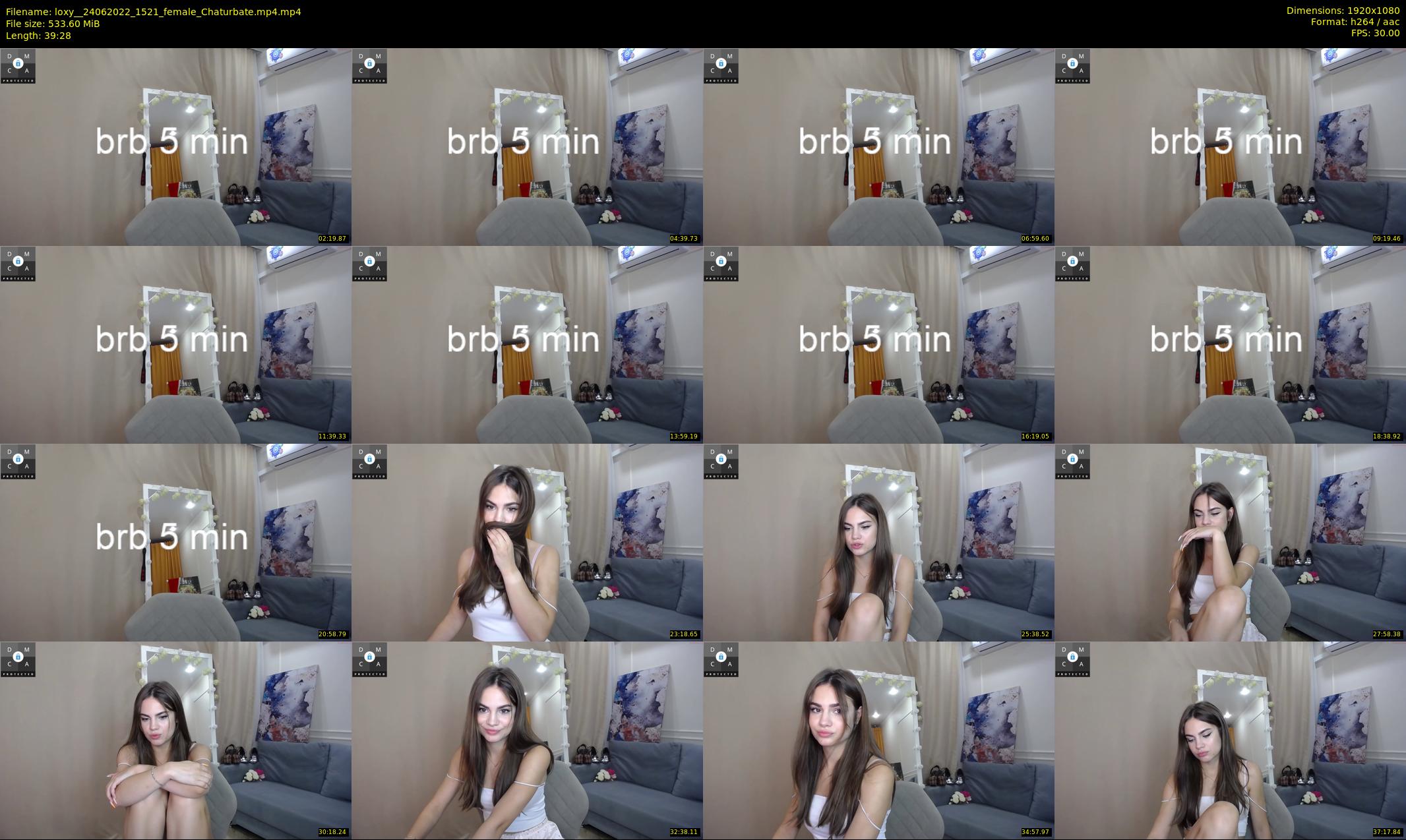 loxy_ — 40 minute Chaturbate female cam show recording, 1080p, Jun 24, 2022