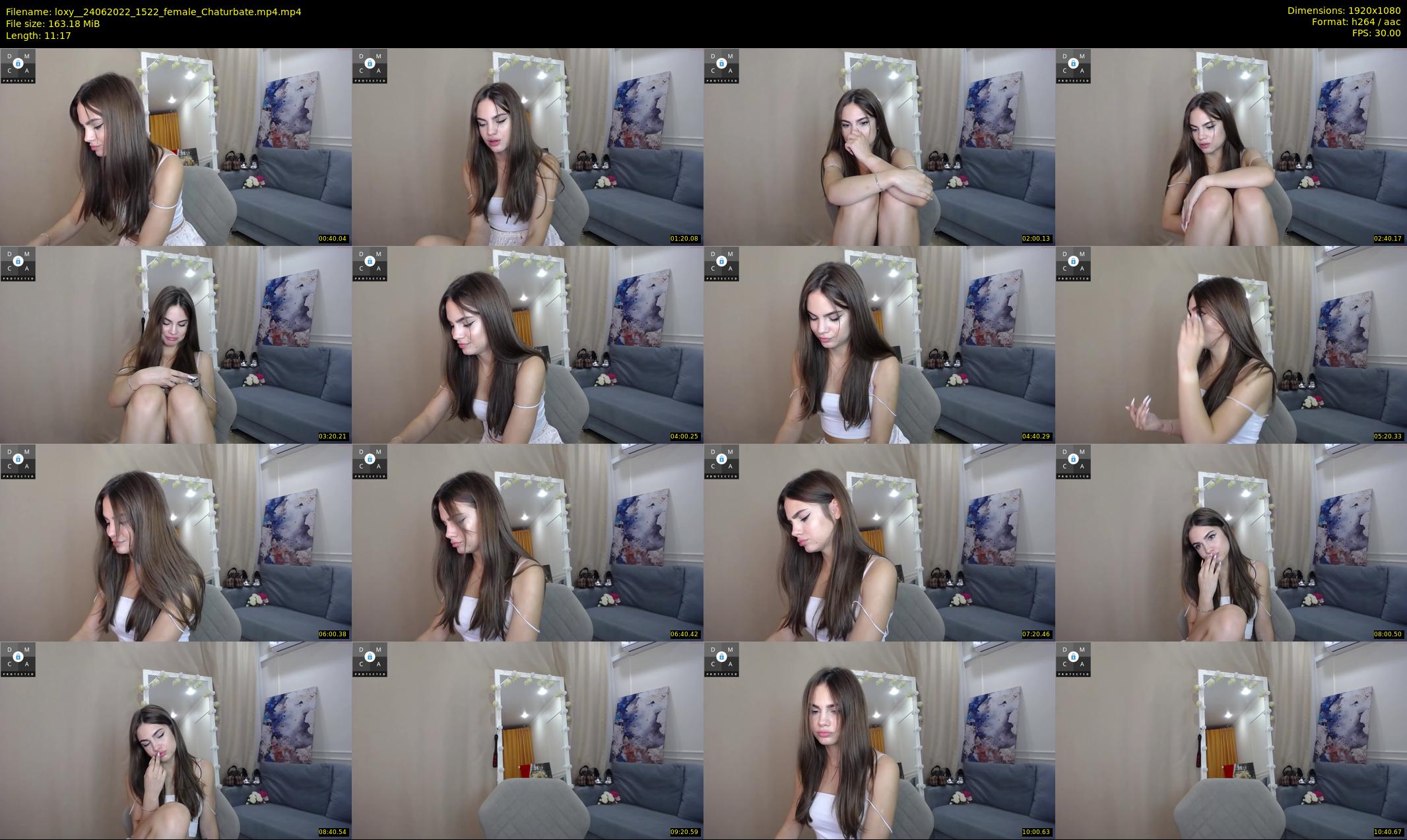 loxy_ — 12 minute Chaturbate female cam show recording, 1080p, Jun 24, 2022
