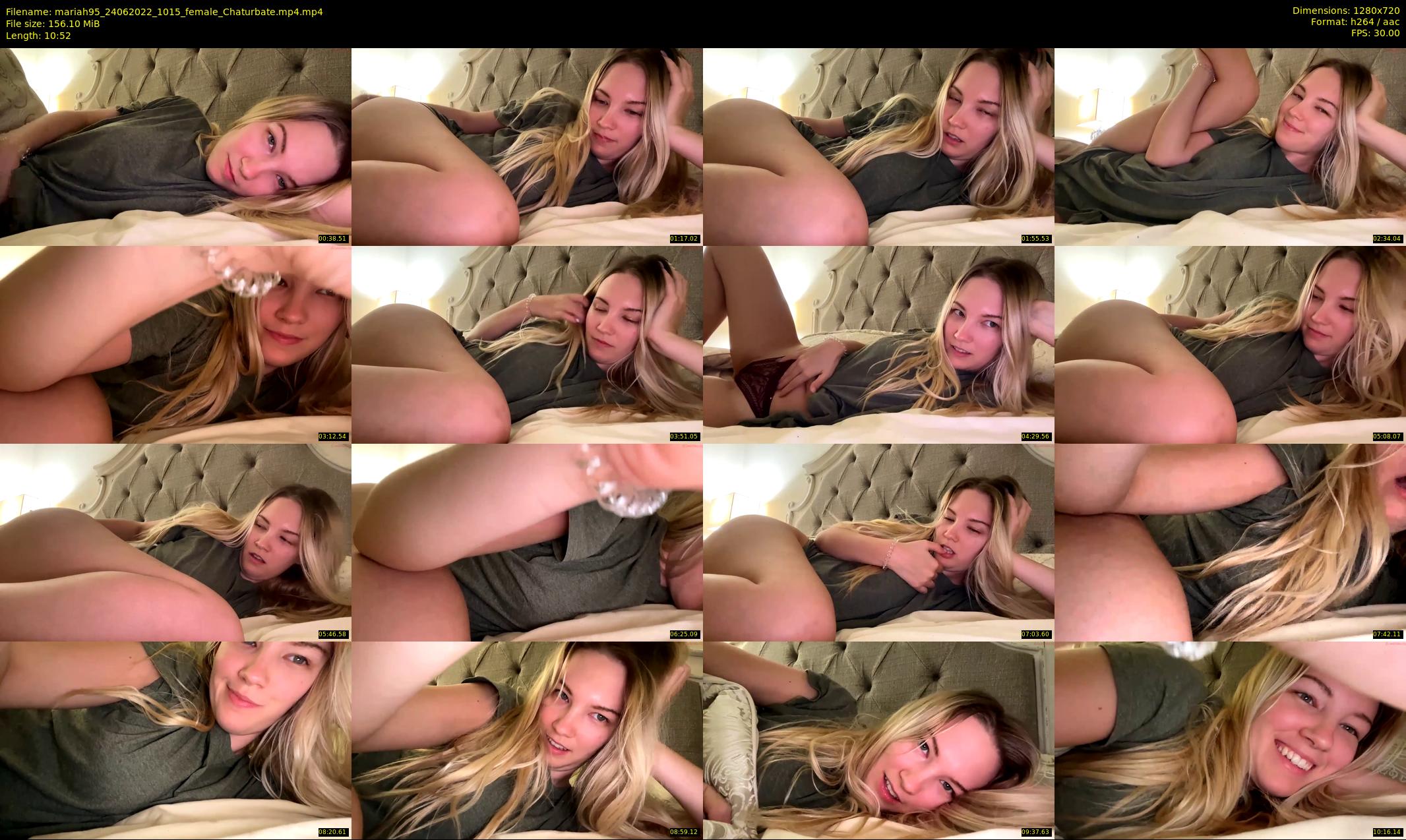 mariah95 — 11 minute Chaturbate female cam show recording, 720p, Jun 24, 2022
