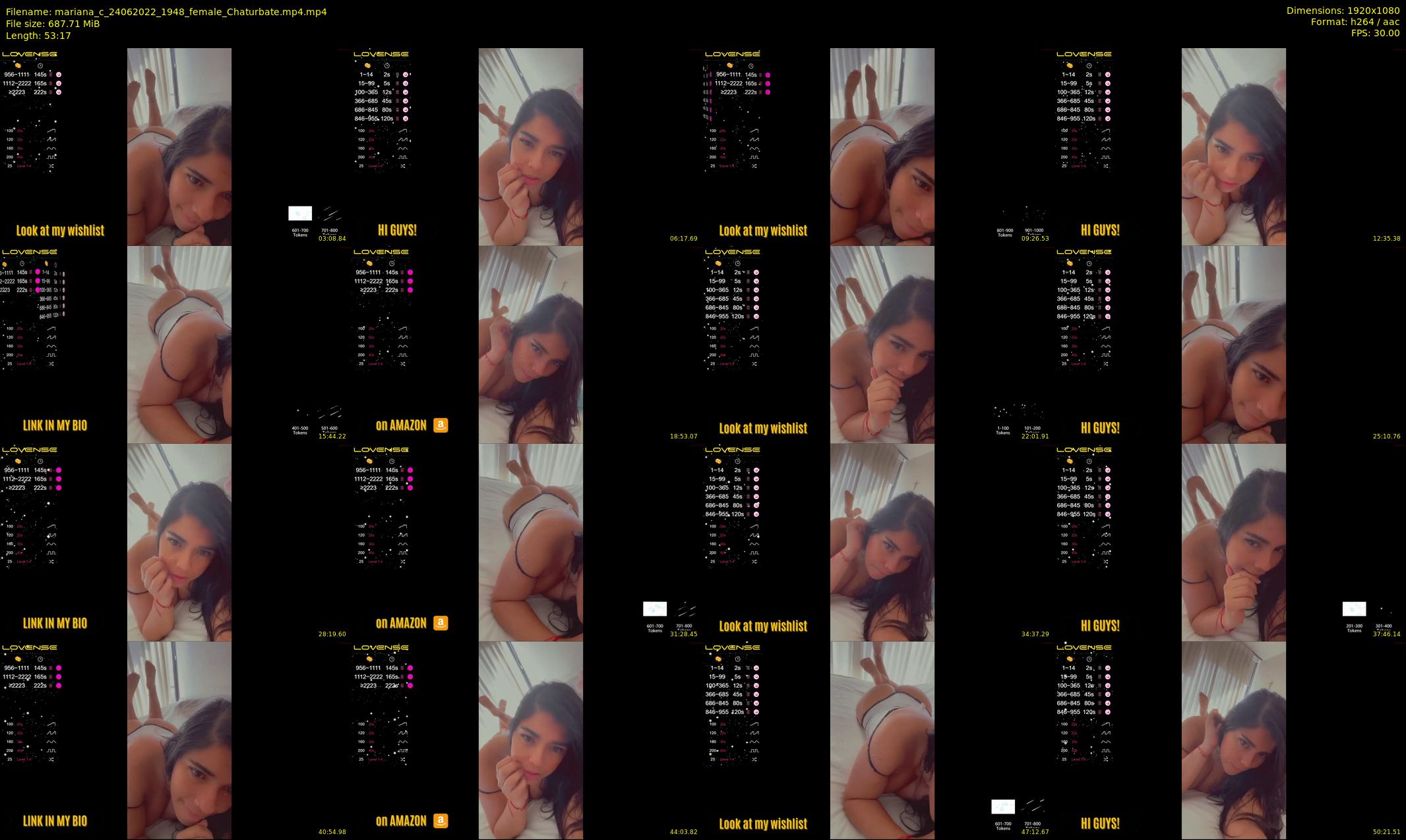 mariana_c — 54 minute Chaturbate female cam show recording, 1080p, Jun 24, 2022