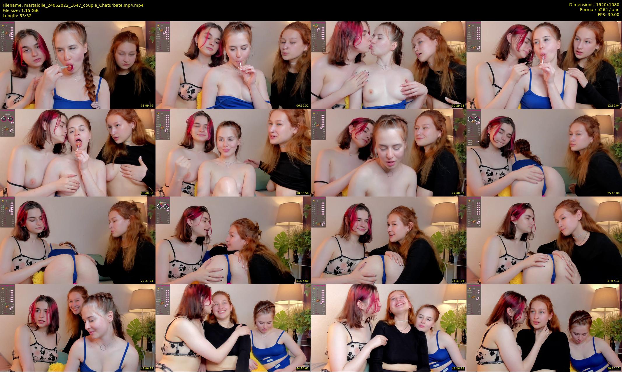 martajolie — 54 minute Chaturbate female cam show recording, 1080p, Jun 24, 2022