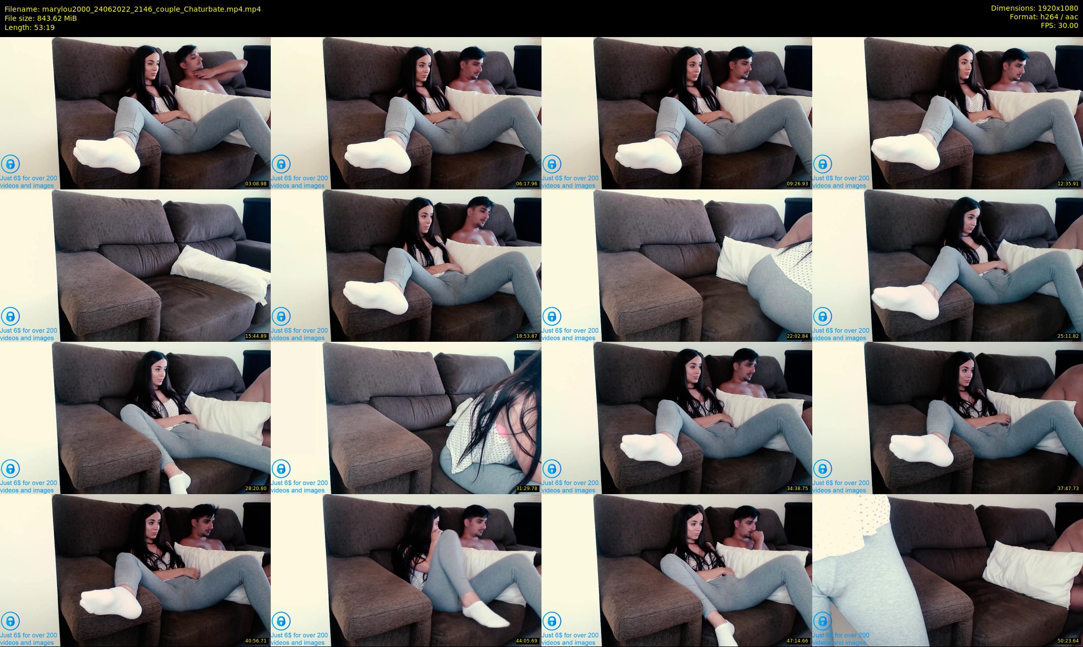 marylou2000 — 54 minute Chaturbate couple cam show recording, 1080p, Jun 24, 2022