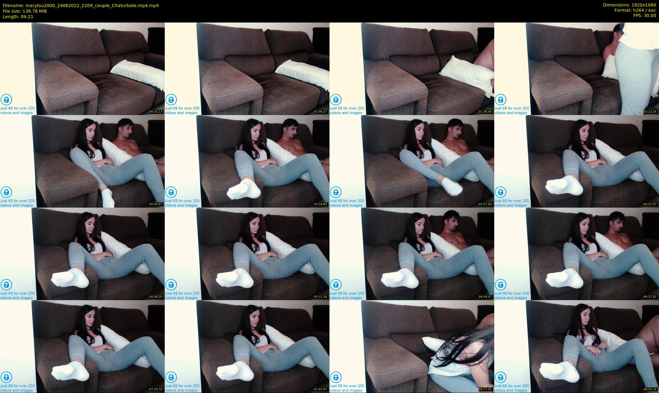 marylou2000 — 10 minute Chaturbate couple cam show recording, 1080p, Jun 24, 2022