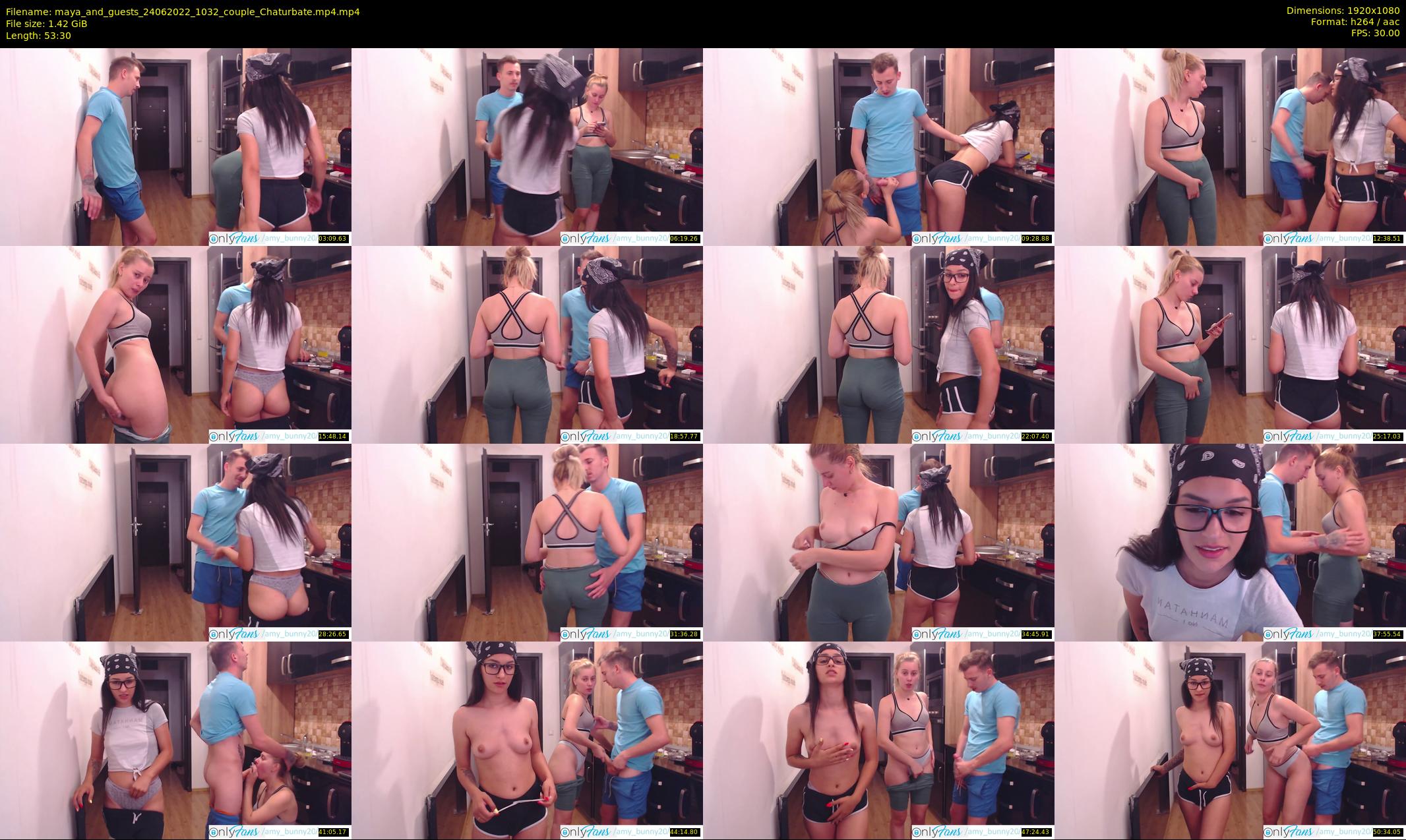 maya_and_guests — 54 minute Chaturbate couple cam show recording, 1080p, Jun 24, 2022
