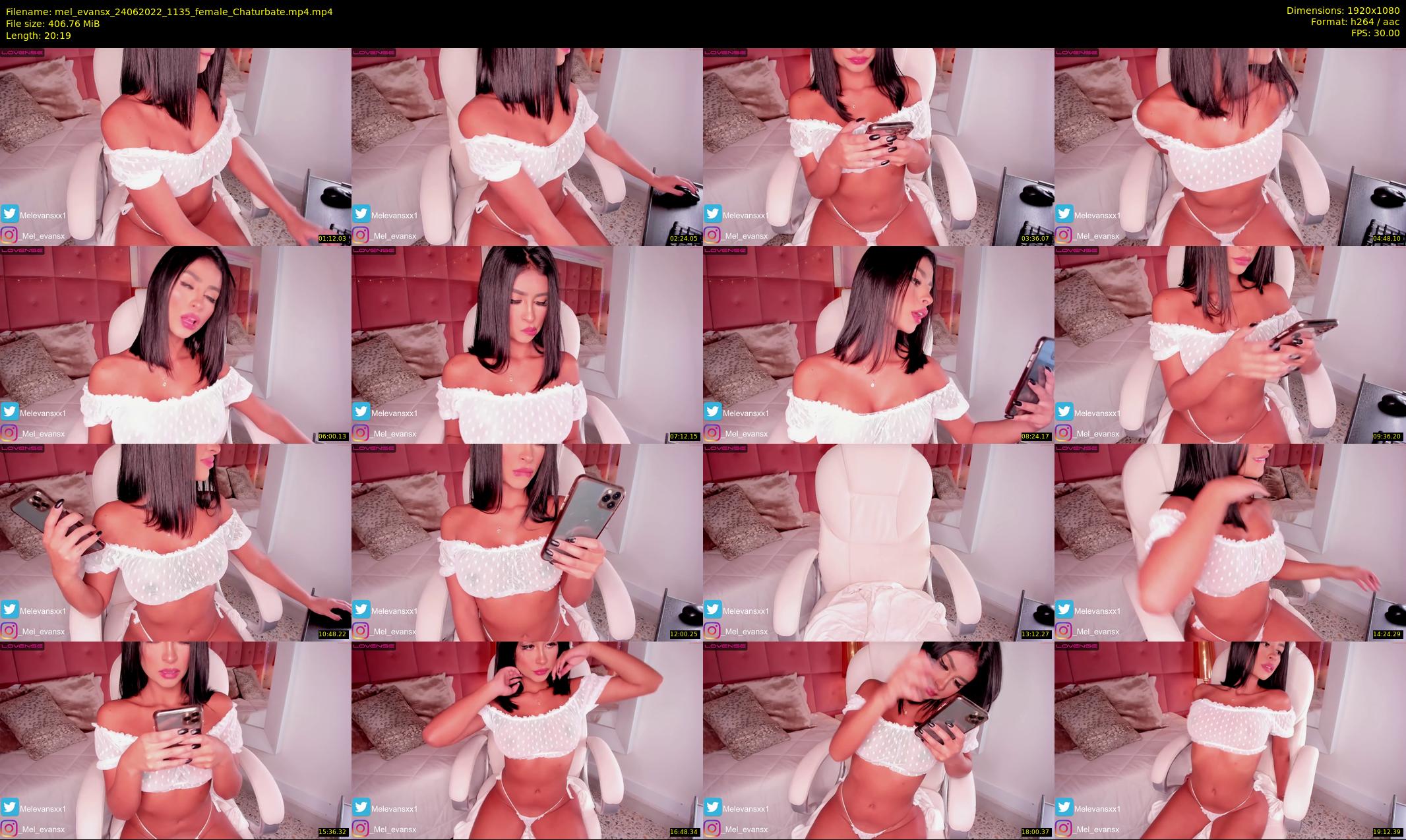 mel_evansx — 21 minute Chaturbate female cam show recording, 1080p, Jun 24, 2022