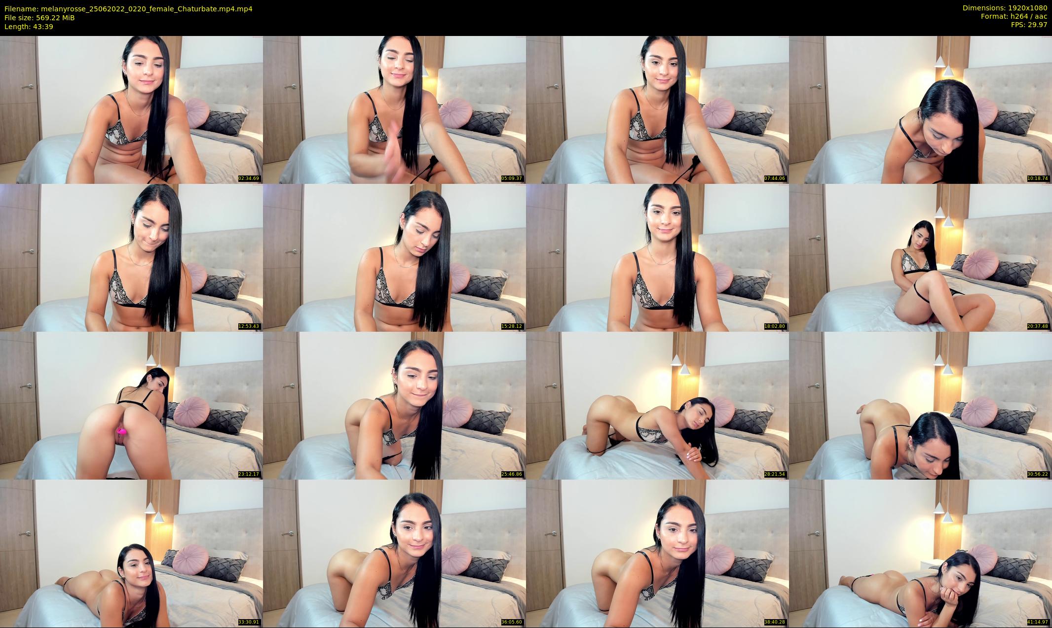 melanyrosse — 44 minute Chaturbate female cam show recording, 1080p, Jun 25, 2022