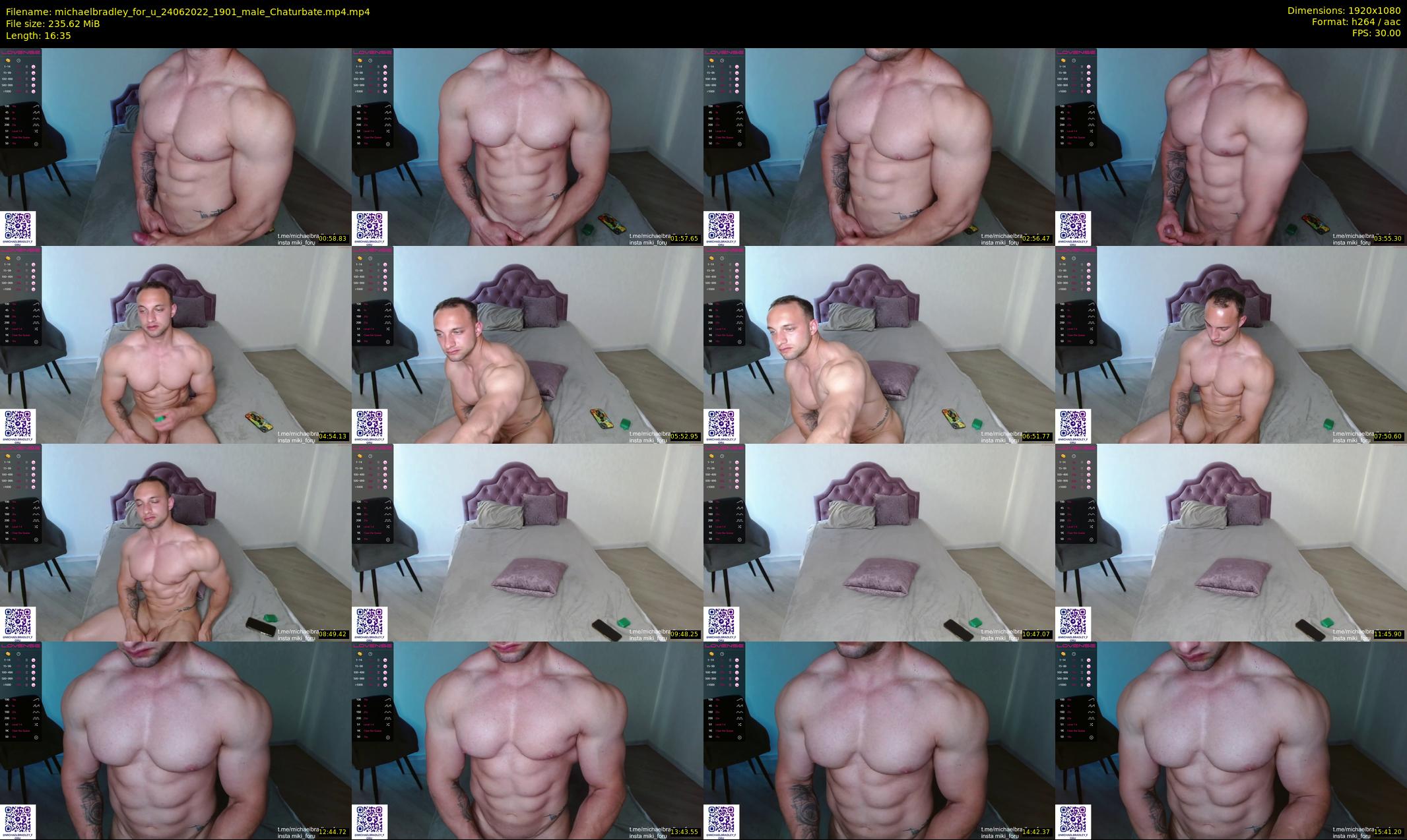 michaelbradley_for_u — 17 minute Chaturbate male cam show recording, 1080p, Jun 24, 2022