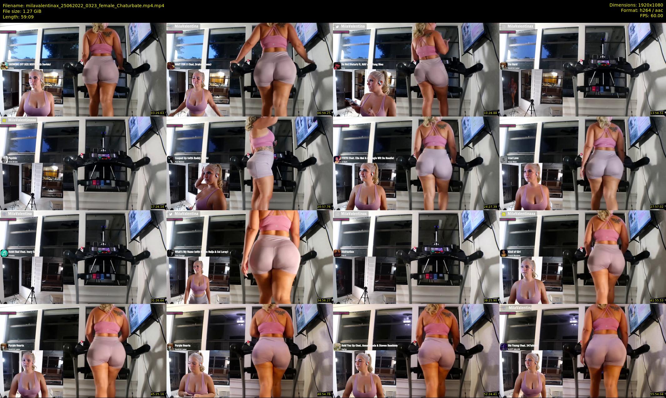 milavalentinax — 60 minute Chaturbate female cam show recording, 1080p, Jun 25, 2022