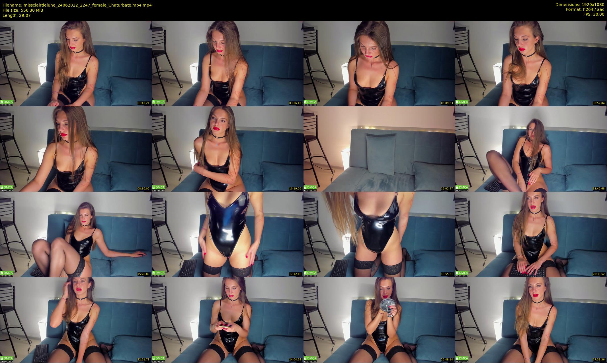 missclairdelune — 30 minute Chaturbate female cam show recording, 1080p, Jun 24, 2022