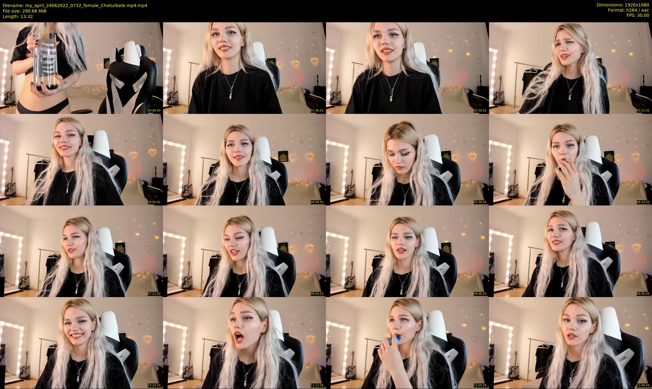 my_april — 14 minute Chaturbate female cam show recording, 1080p, Jun 24, 2022