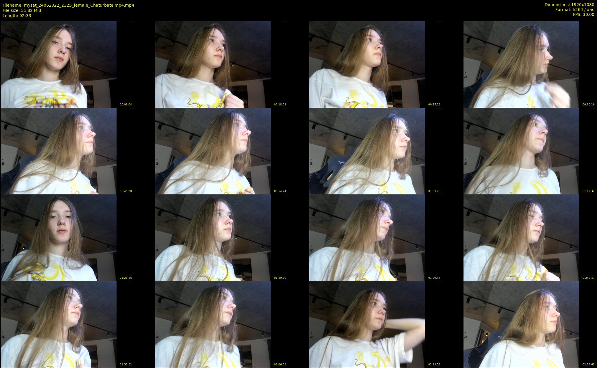 mysat — 3 minute Chaturbate female cam show recording, 1080p, Jun 24, 2022
