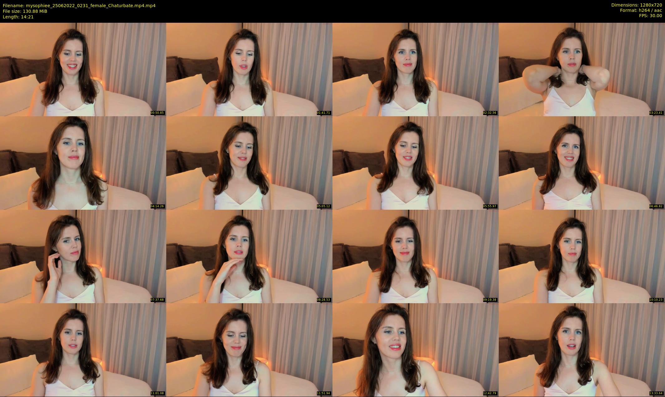 mysophiee — 15 minute Chaturbate female cam show recording, 720p, Jun 25, 2022